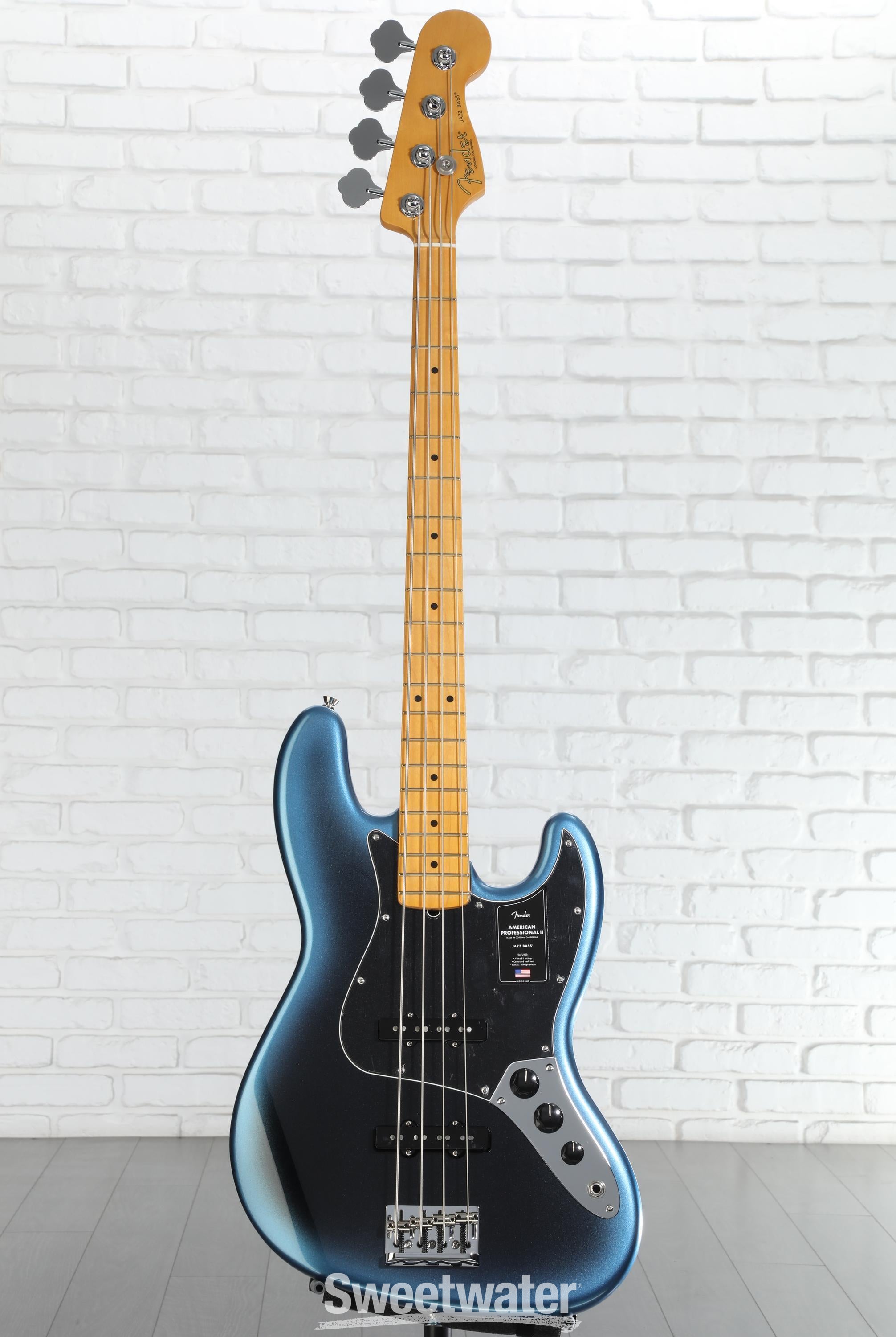 Fender American Professional II Jazz Bass - Dark Night with Maple