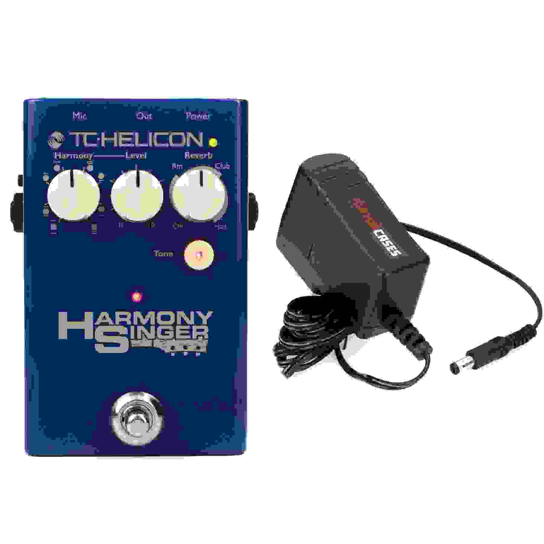 TC-Helicon Harmony Singer 2 Vocal Harmony and Reverb Pedal with Power ...