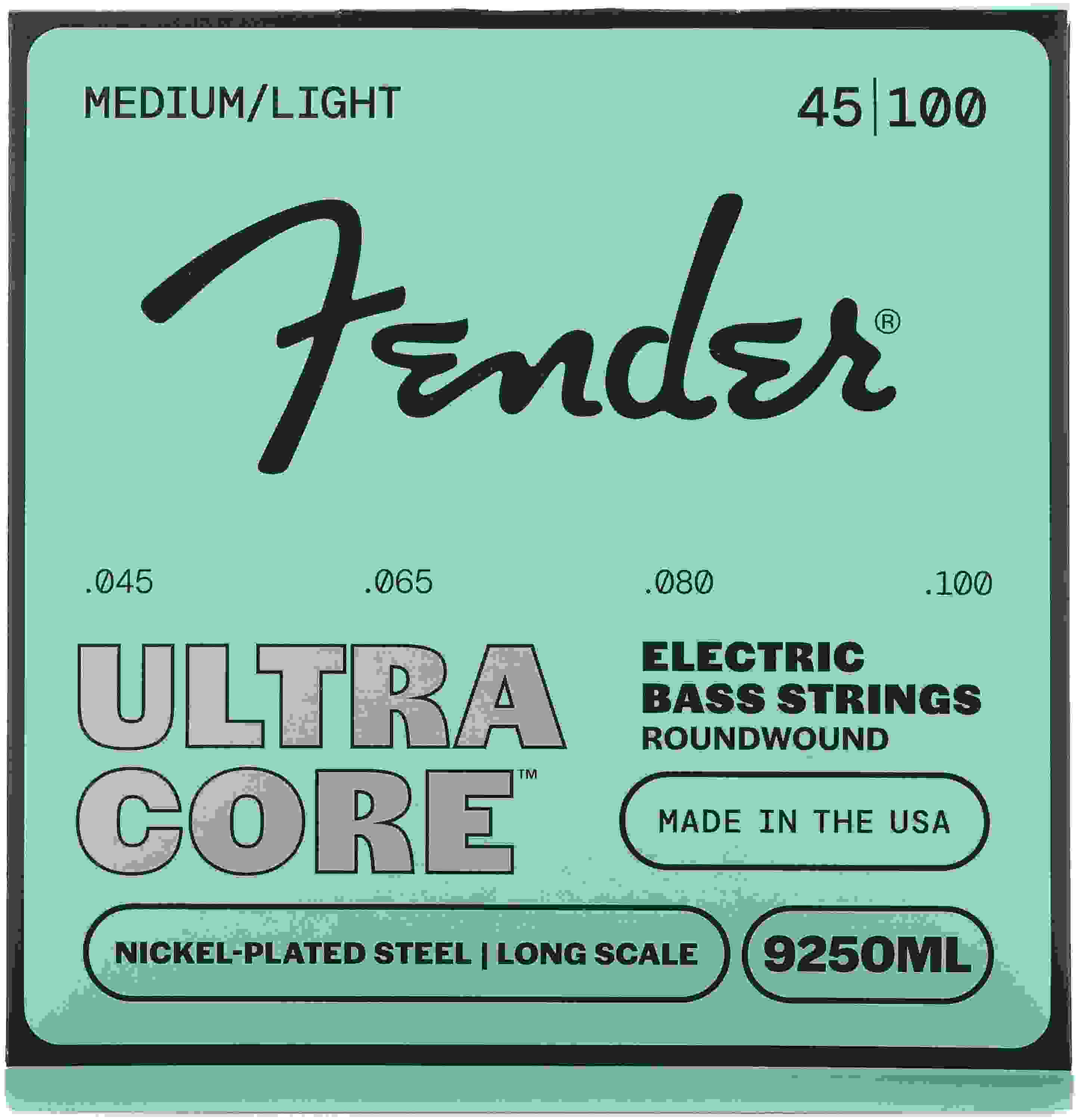 Fender 9250 UltraCore Electric Bass Strings - .045-.100 Medium Light