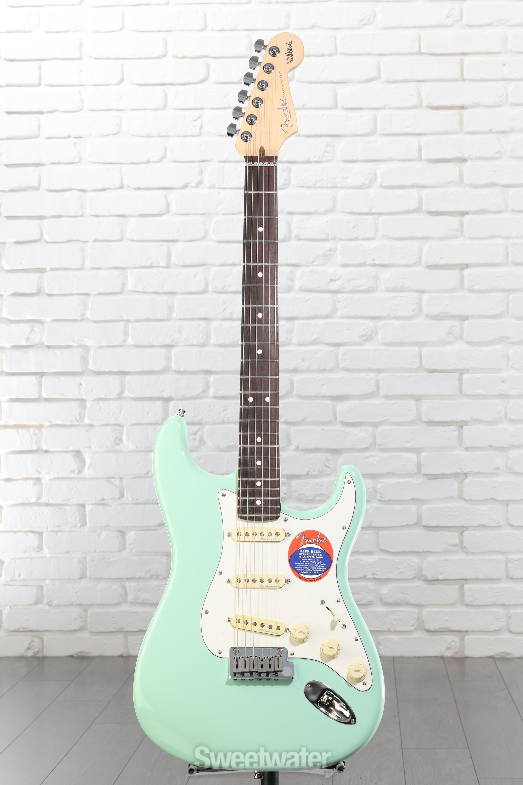 ヘブスト様② Fender Jeff Beck Stratocaster - Surf Green with Rosewood