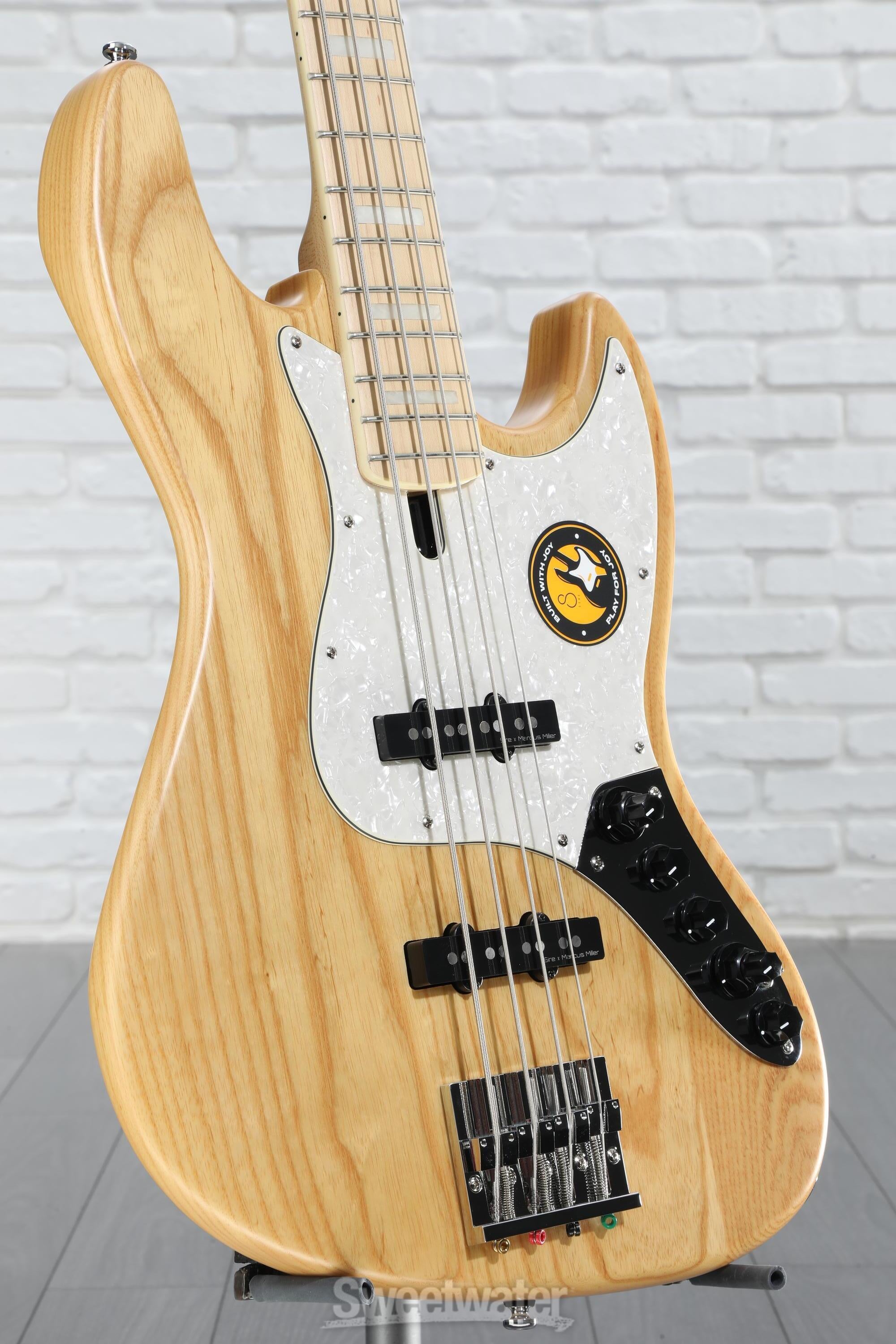 Sire 4弦 PJタイプ P7 Ash Natural 4st 2nd Gen Sire P7 Alder 4-String (2nd Gen) Bass Guitar with Premium
