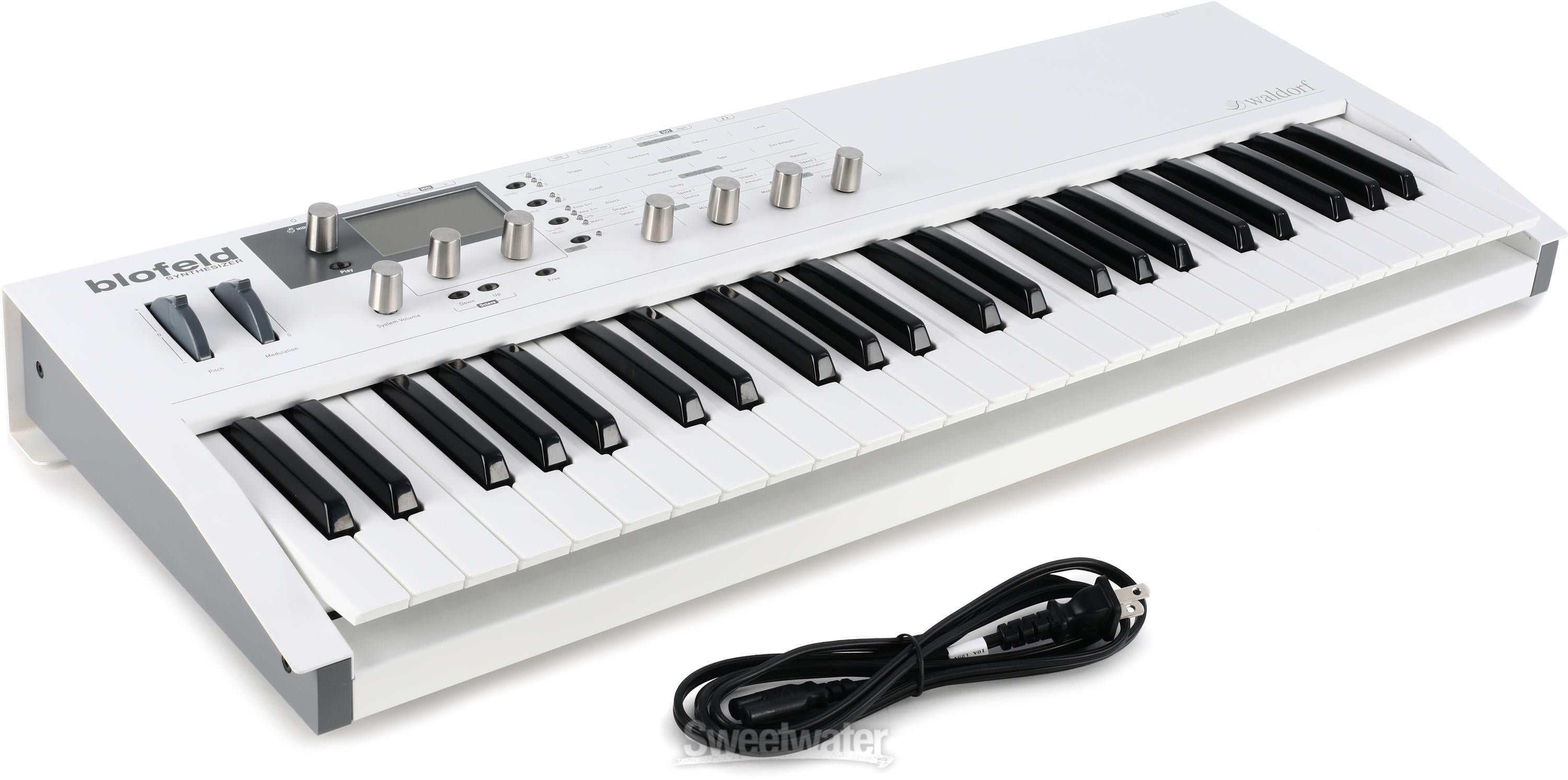 Waldorf Blofeld Keyboard Synthesizer - White | Sweetwater