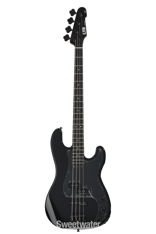 ESP LTD Surveyor '87 Bass Guitar - Black | Sweetwater