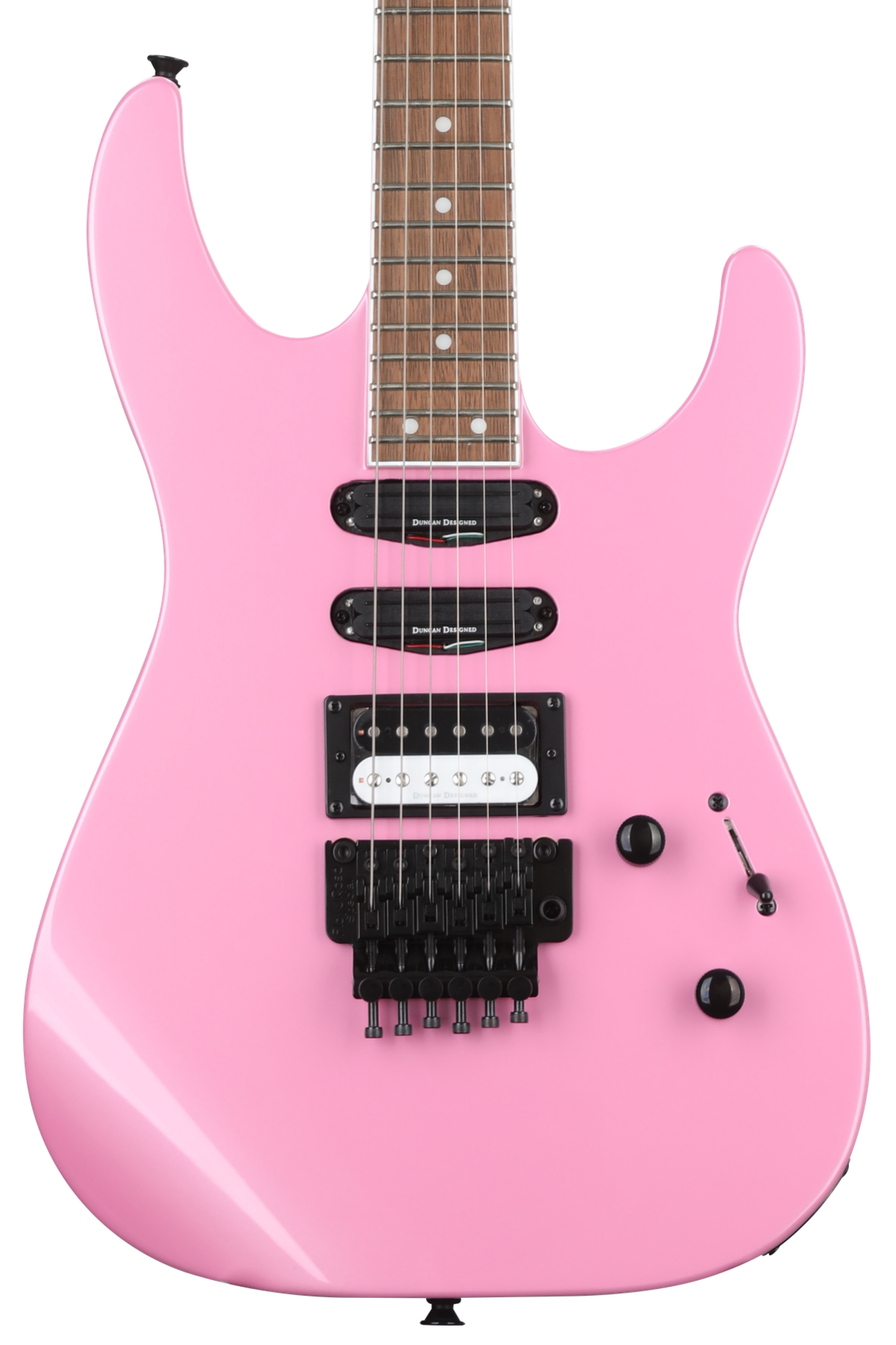 贈与 NEON Pink Designer Series Guitar Cables 25 ft. Straight to Right Angle 