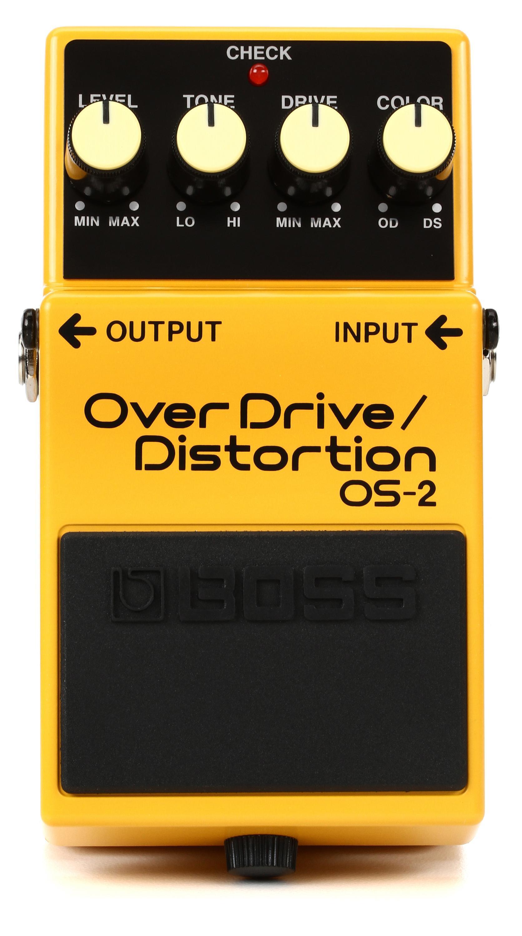 Boss OS-2 Overdrive / Distortion Pedal | Sweetwater