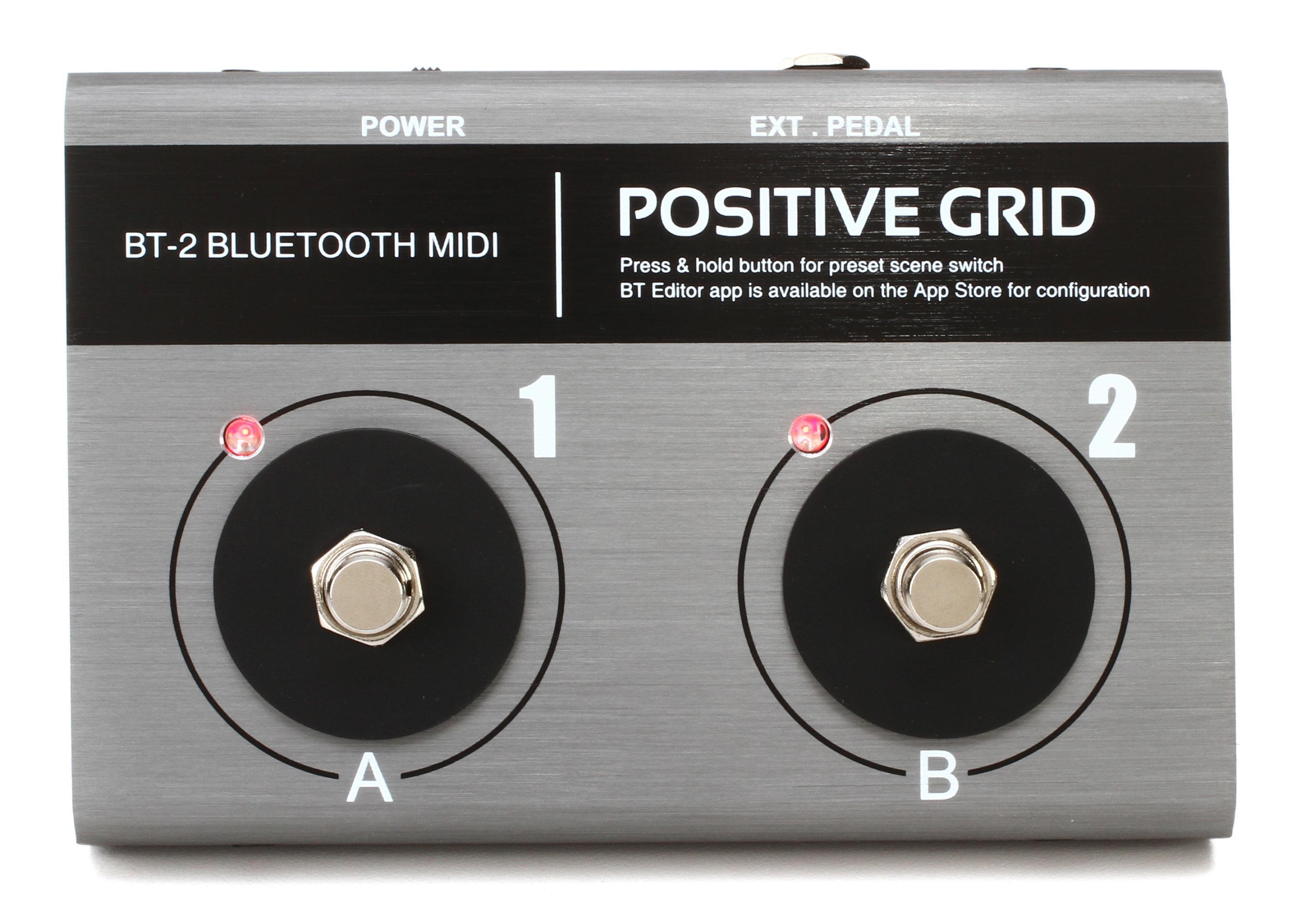 Positive Grid BT2 Bluetooth MIDI Pedalboard | Sweetwater