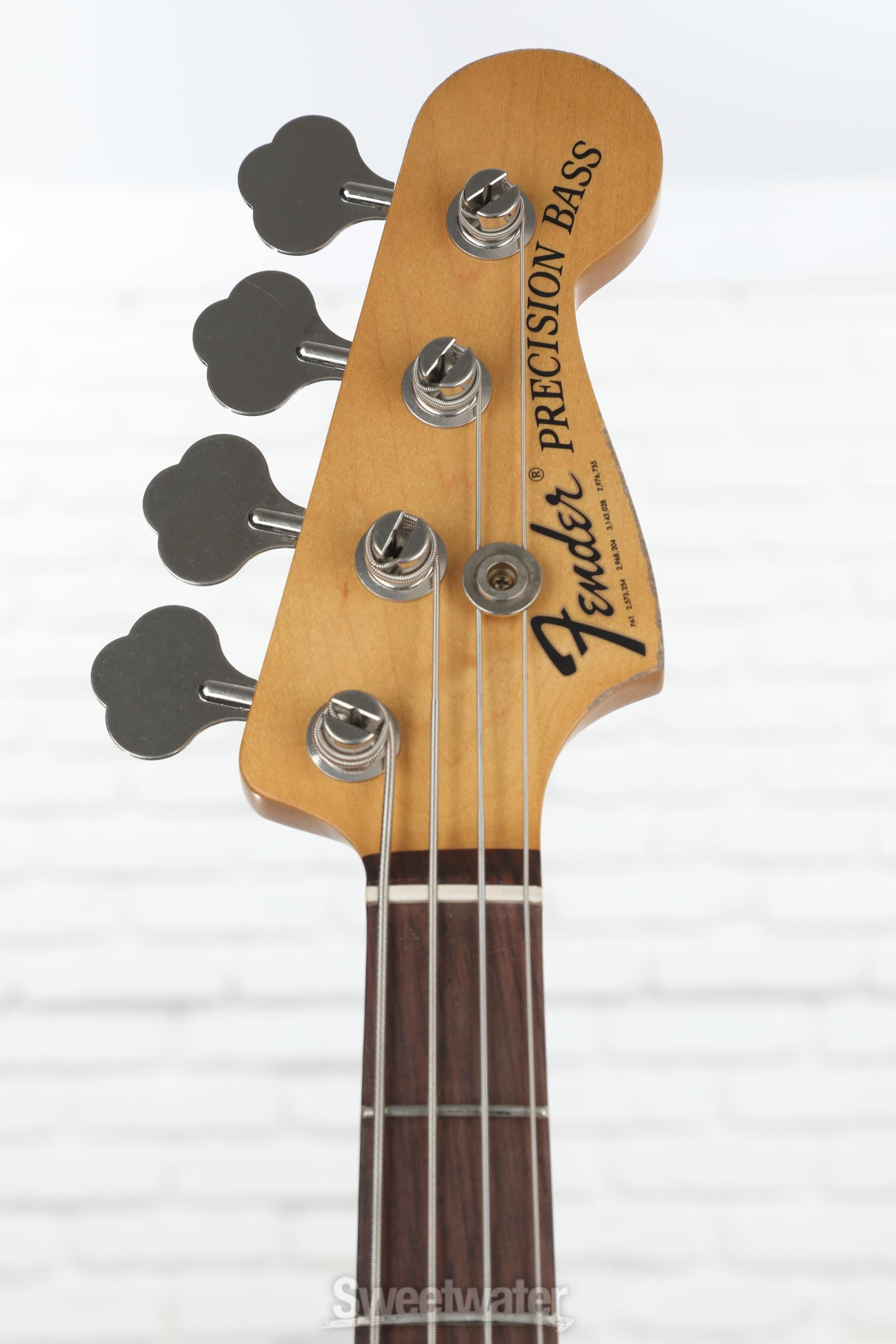 Fender Nate Mendel Precision Bass - Road Worn Candy Apple Red