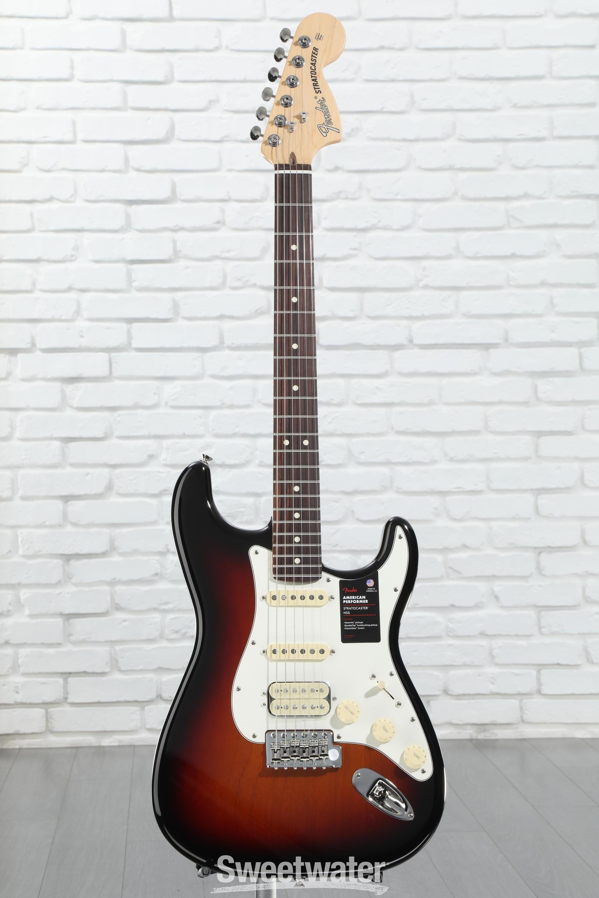Fender American Performer Stratocaster HSS - 3-Tone Sunburst