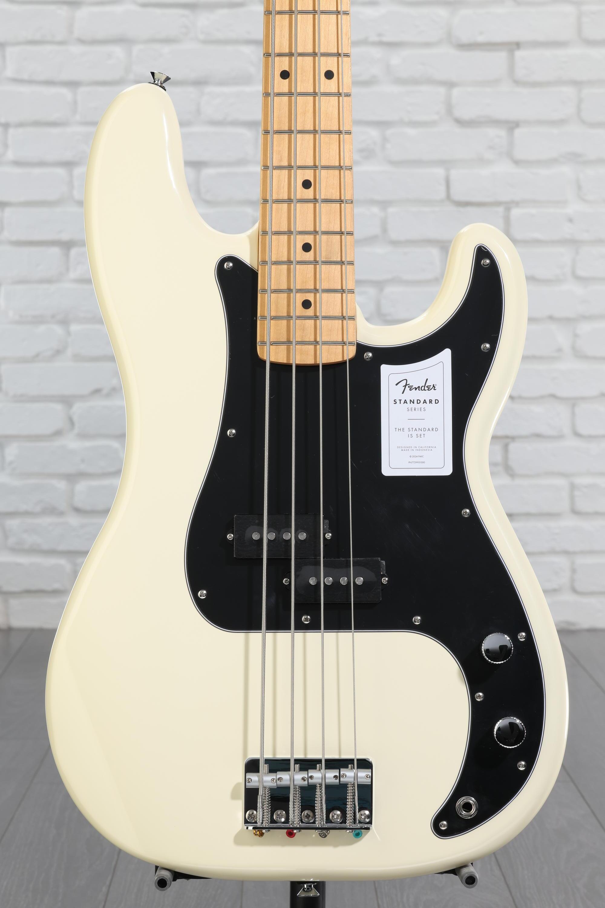 Fender Standard Precision Bass - Olympic White | Sweetwater