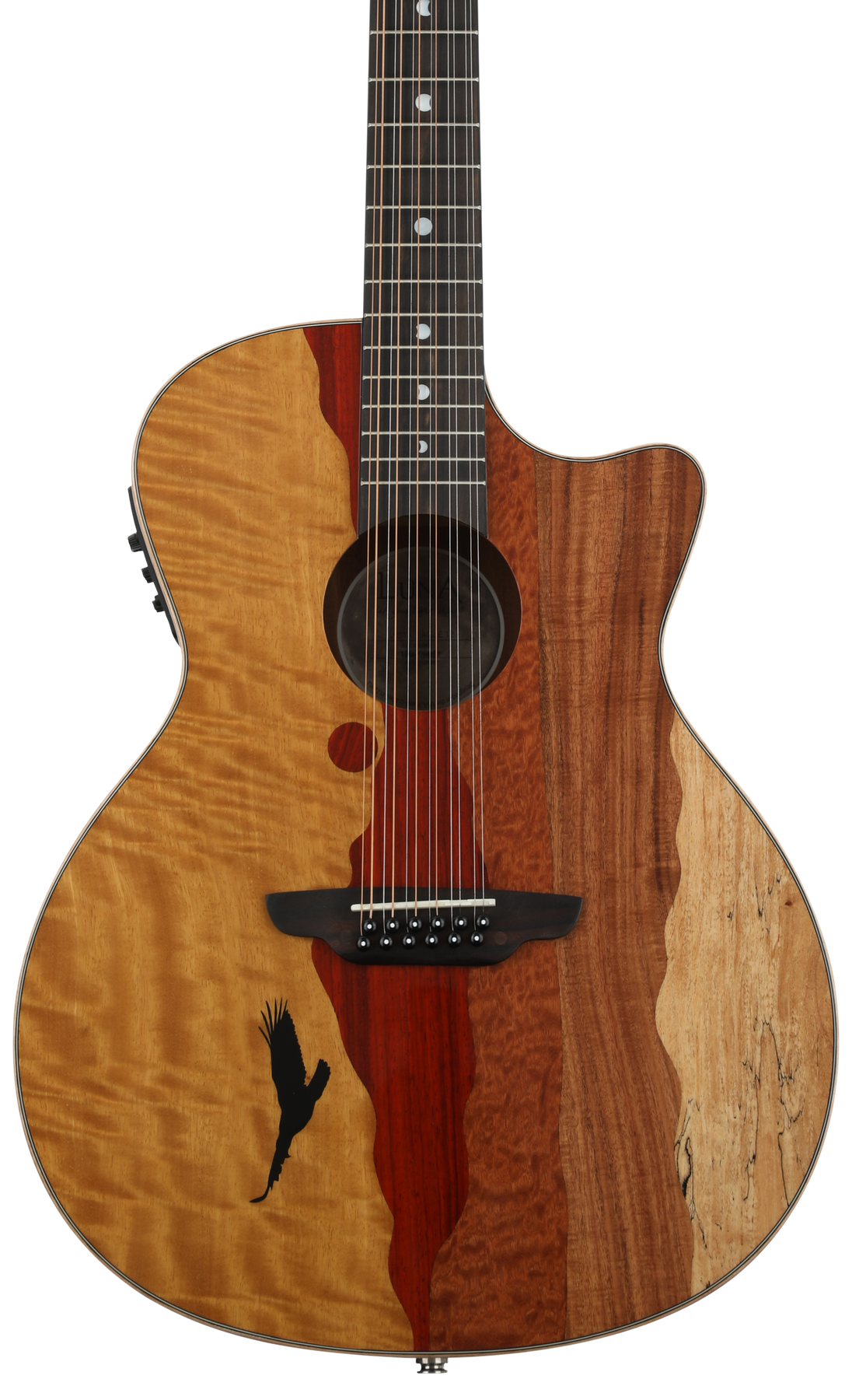 Luna Vista Eagle 12-string Acoustic-electric Guitar - Gloss Natural