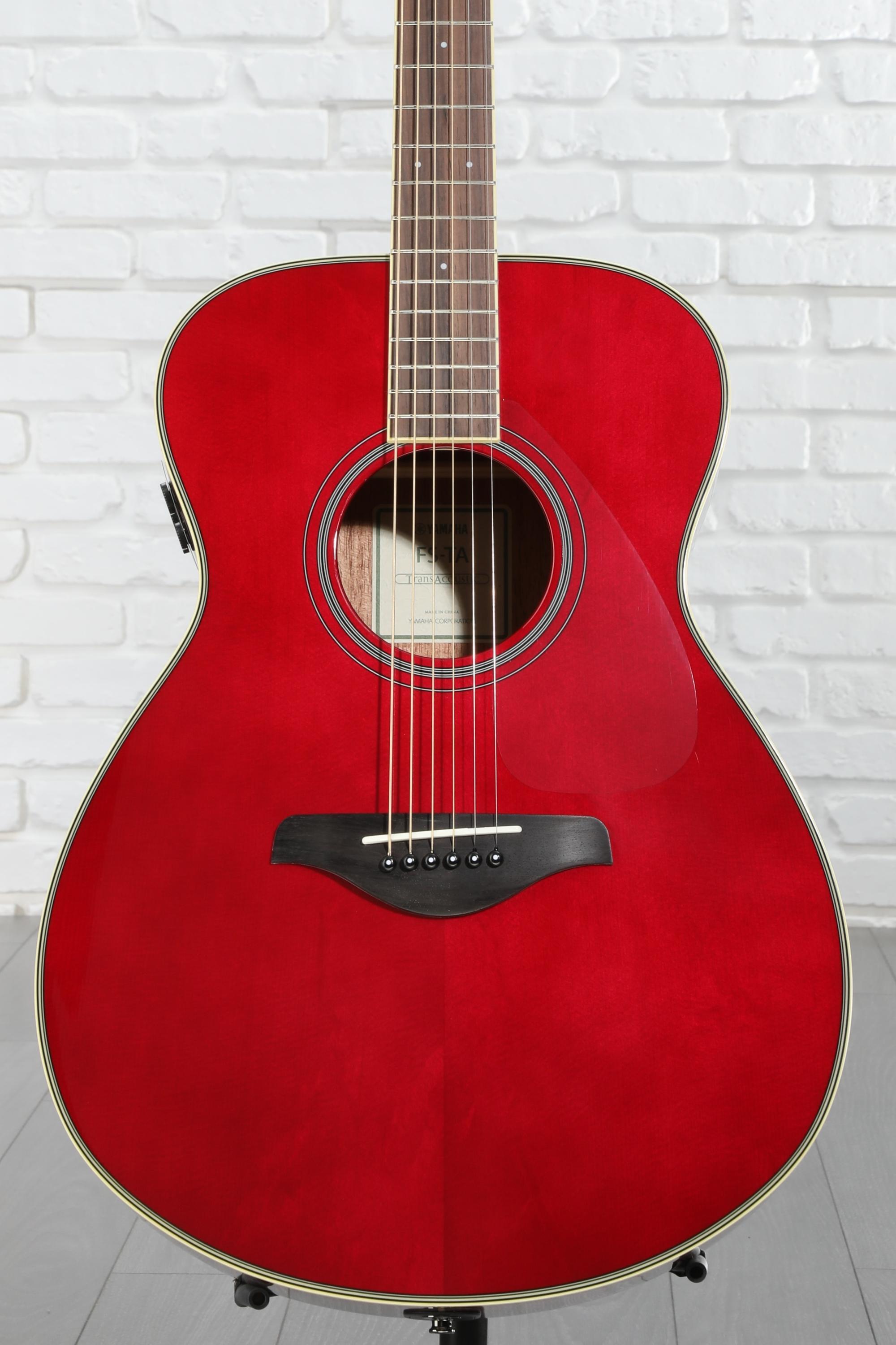 Yamaha FS-TA TransAcoustic Concert Acoustic-electric Guitar - Ruby