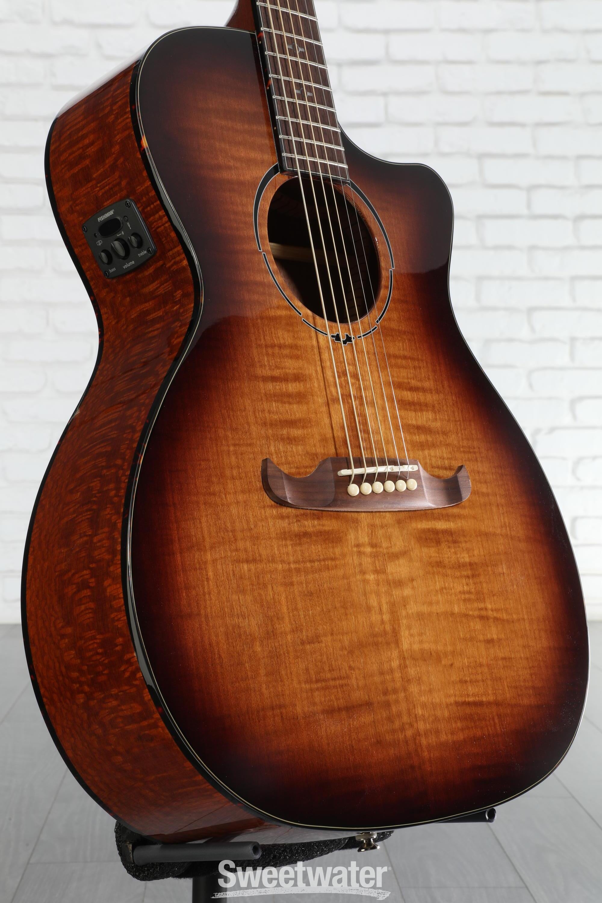 Fender FA-345CE Auditorium - 3-Tone Tea Burst | Sweetwater