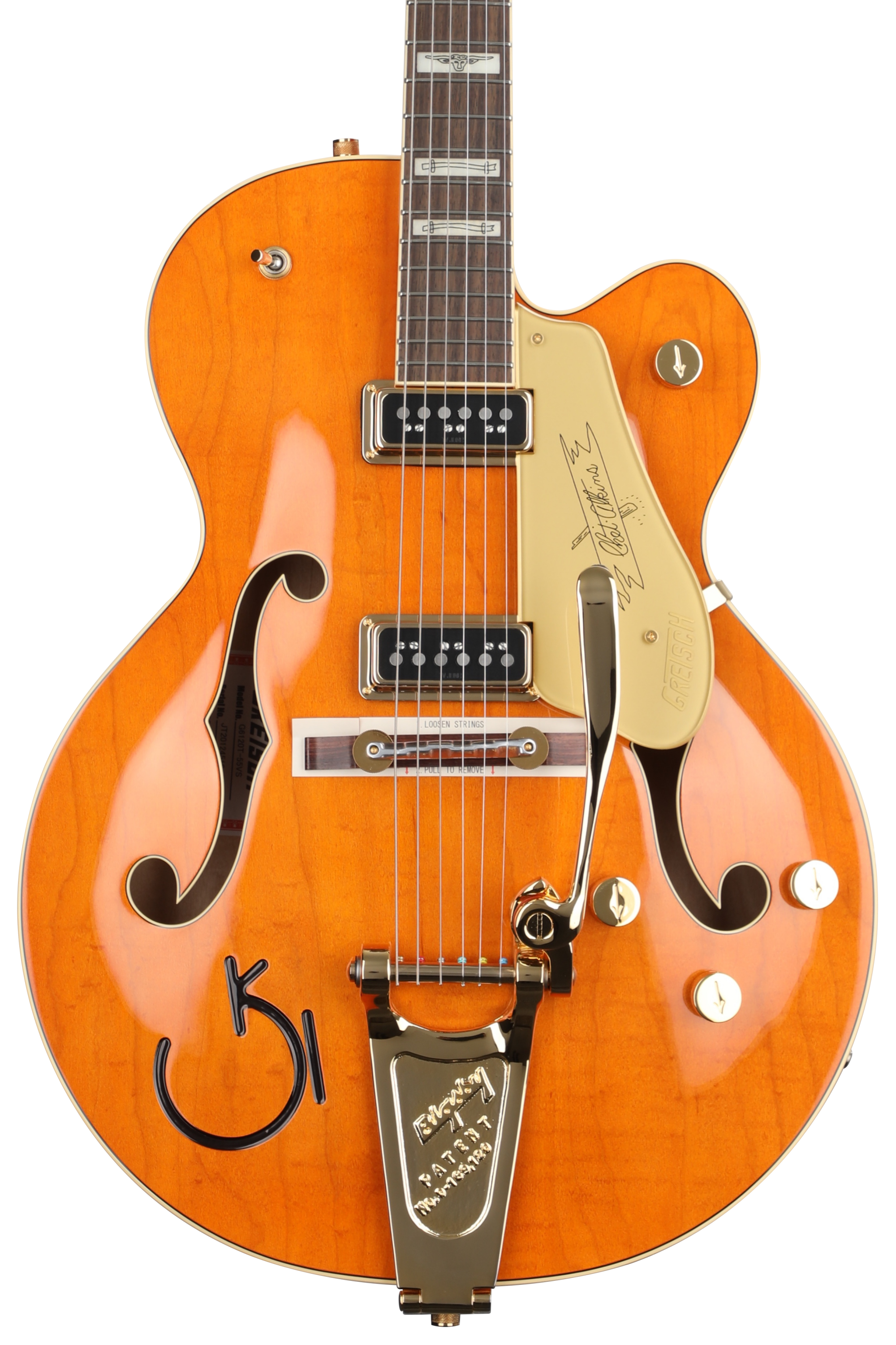 Gretsch G6120T-55GE Vintage Select 1955 Chet Atkins - Western Orange Stain,  Bigsby