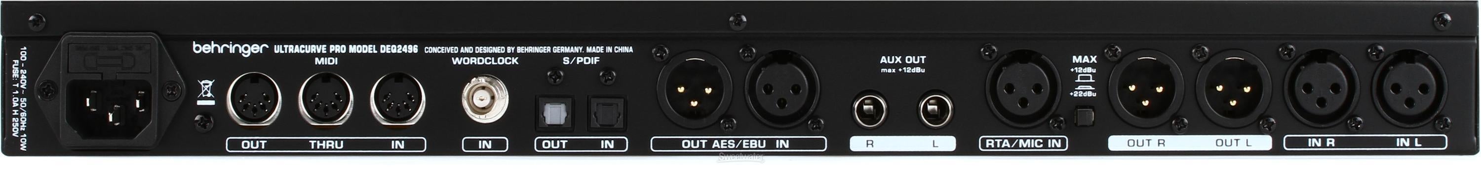 Behringer Ultracurve Pro DEQ2496 2-channel Equalizer and