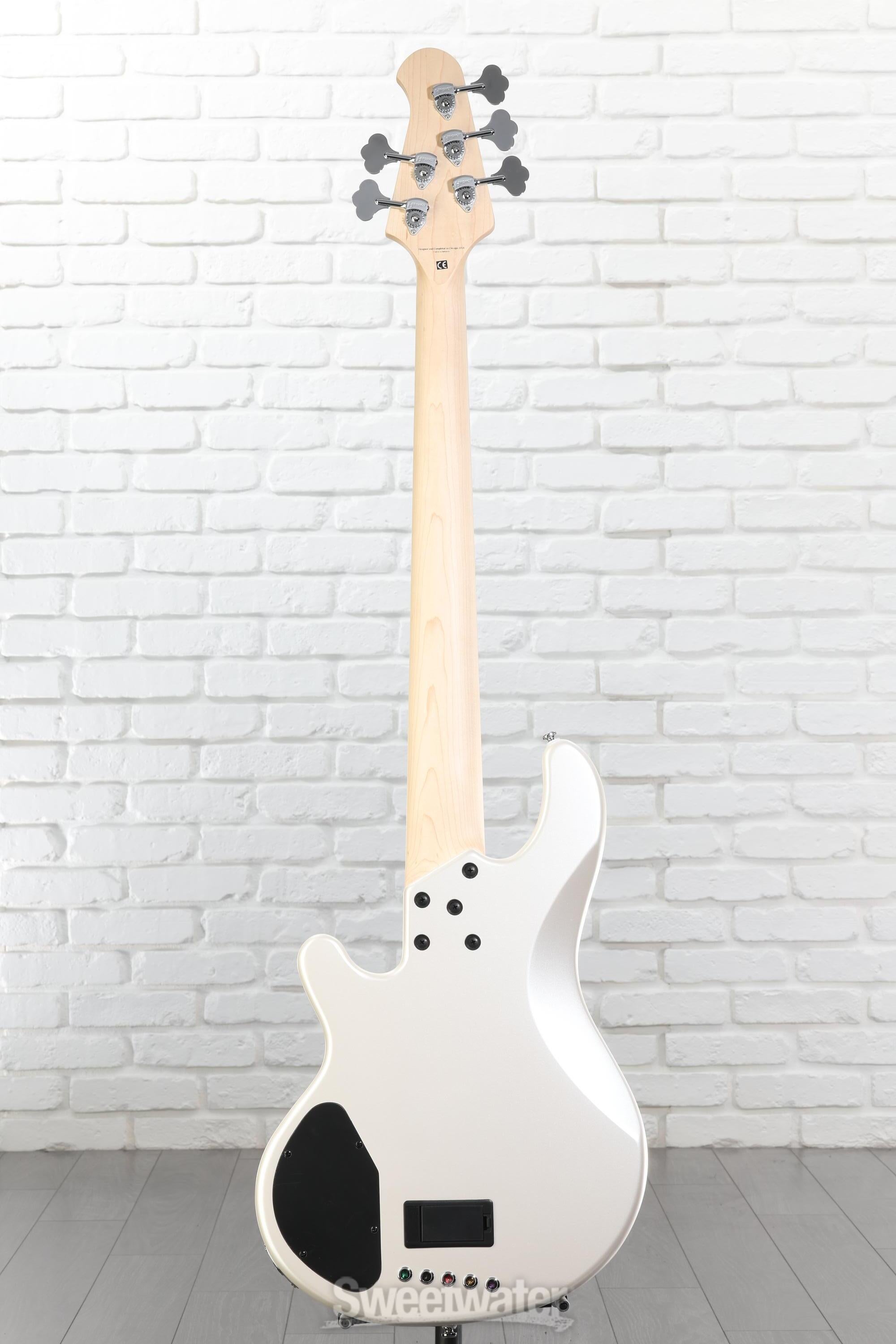 ラインハルト Lakland Skyline 55-02 Custom Bass Guitar - Pearl White with Maple