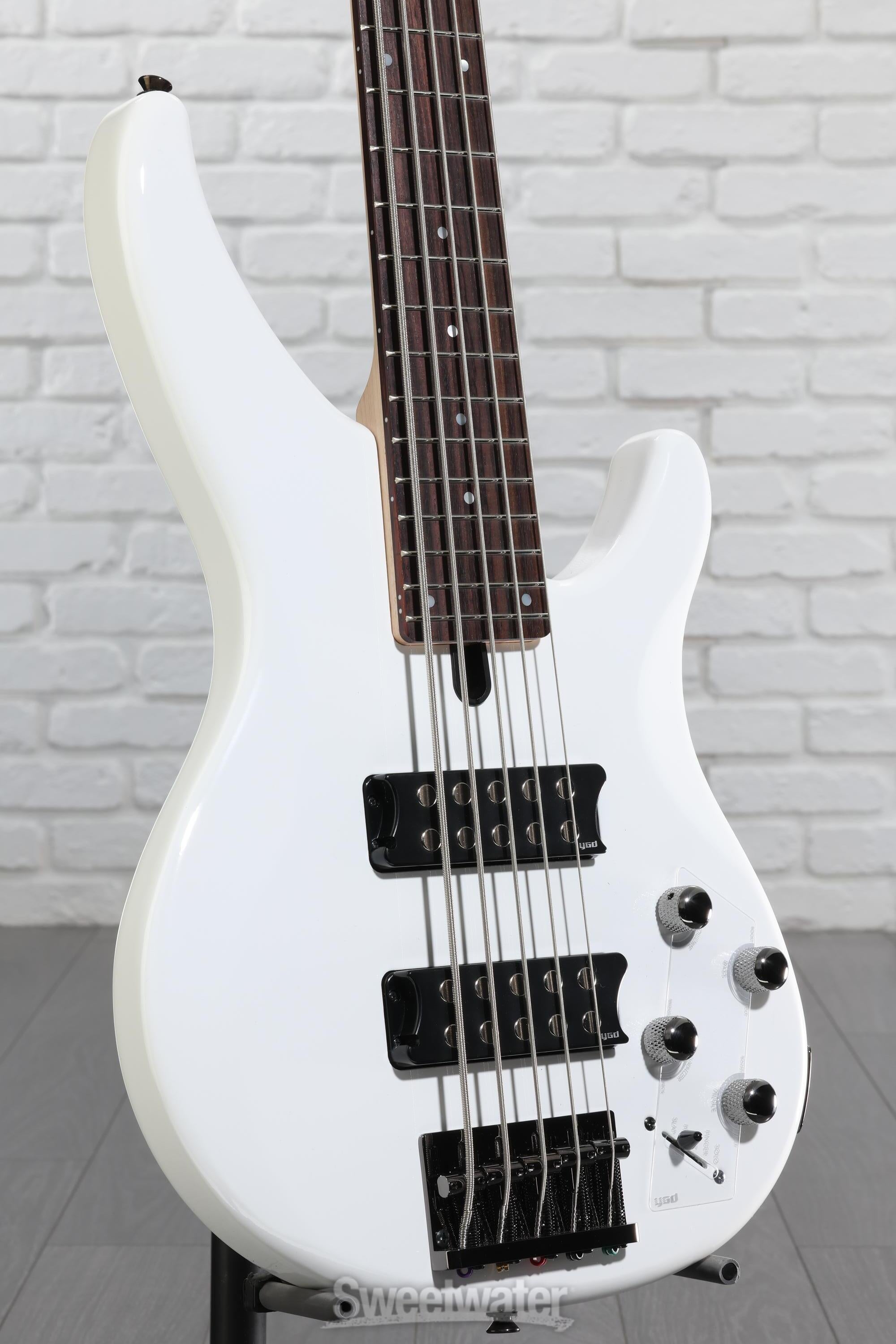 Yamaha TRBX305 5-string Bass Guitar - White | Sweetwater