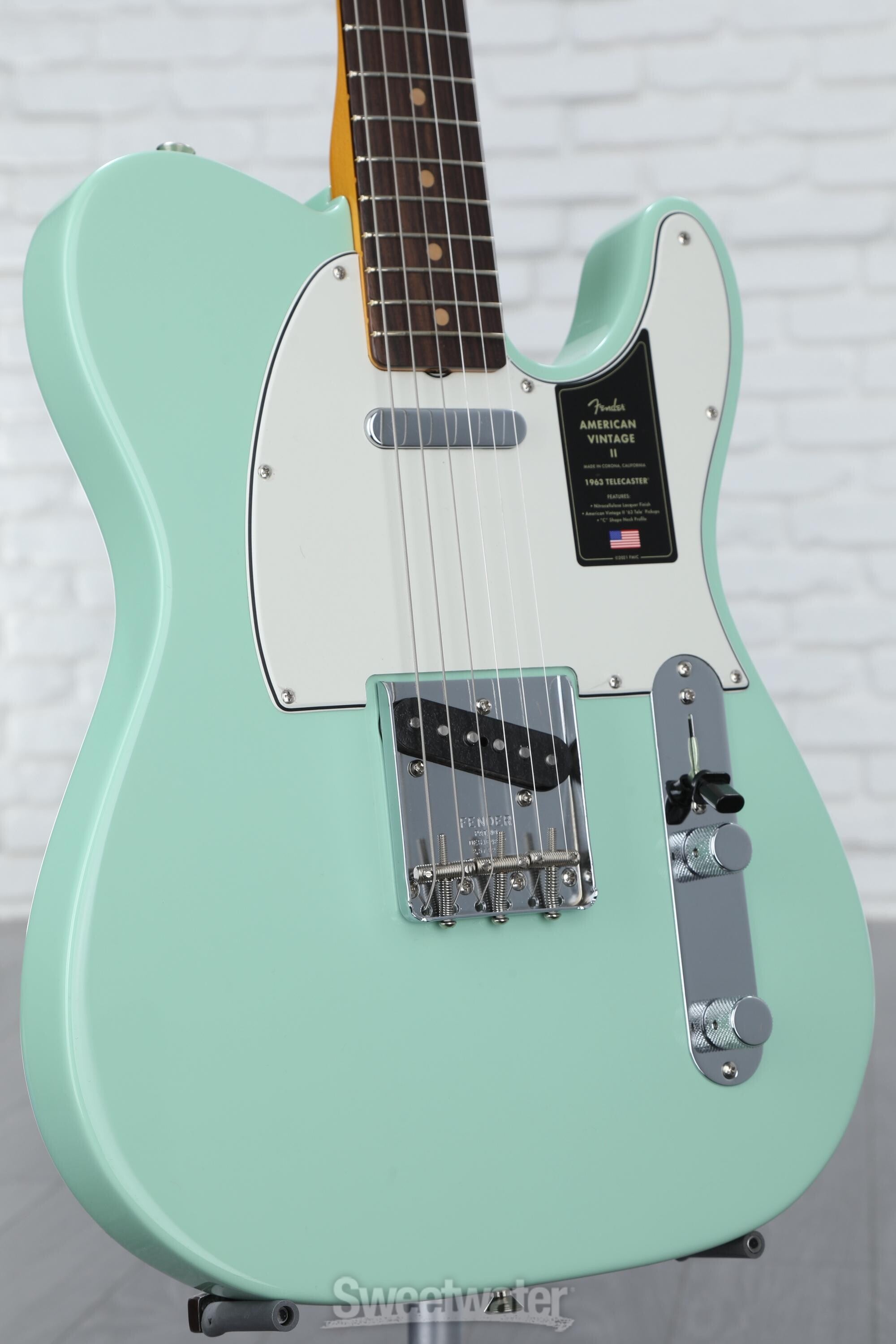 Fender American Vintage II 1963 Telecaster Electric Guitar - Surf Green