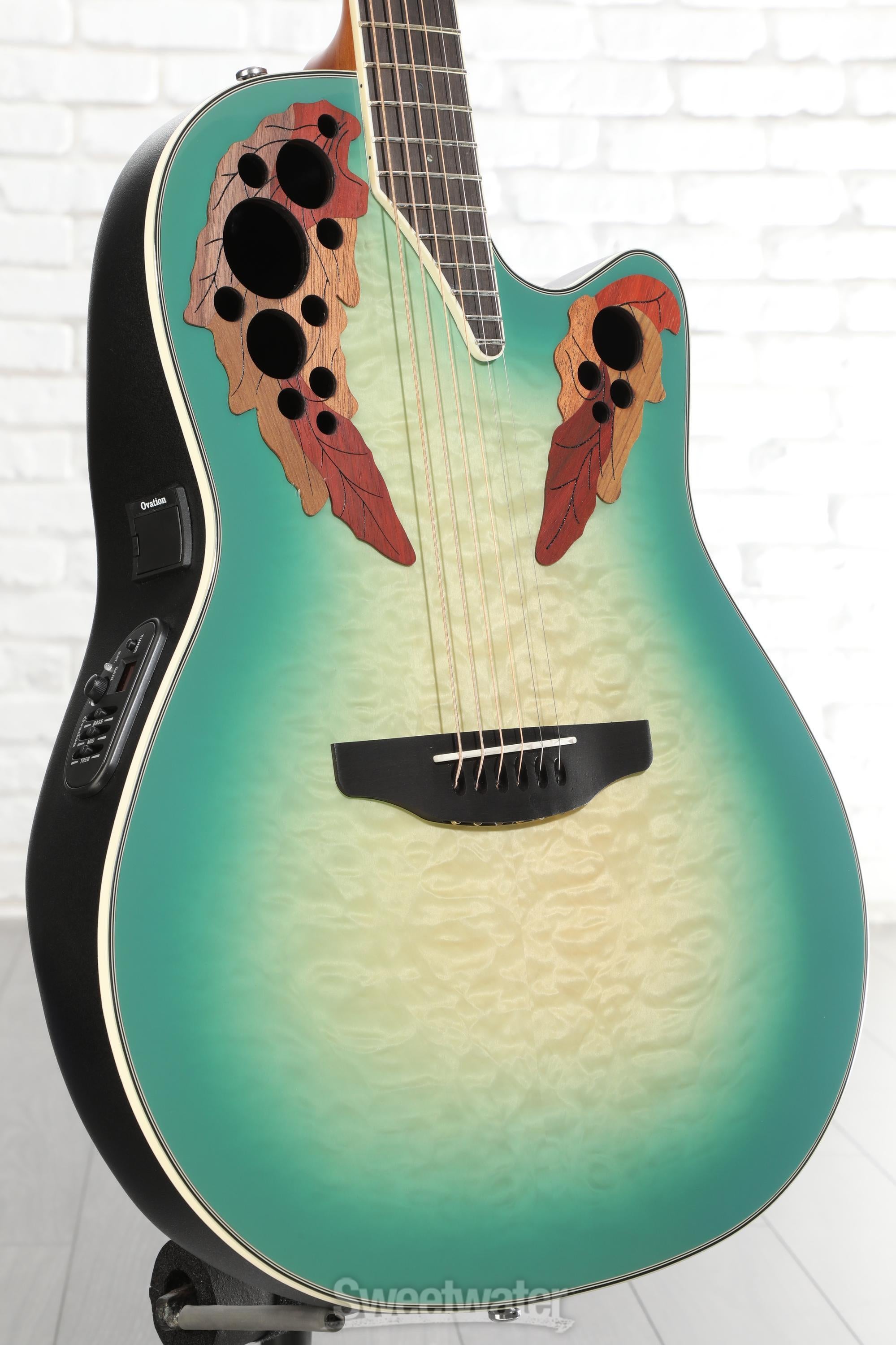 Ovation Celebrity Elite Plus CE44X-9B Mid-depth Acoustic-electric