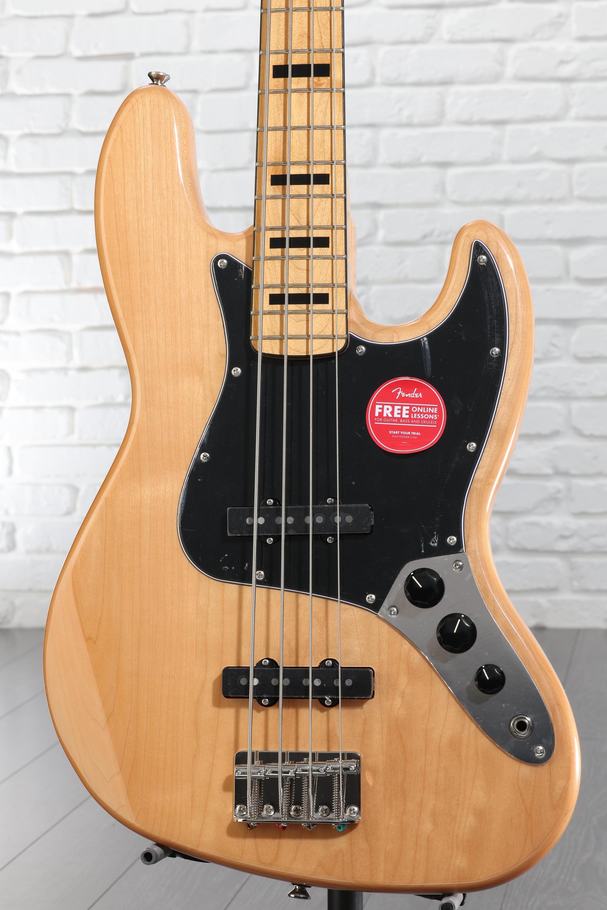 Squier Classic Vibe '70s Jazz Bass - Natural | Sweetwater