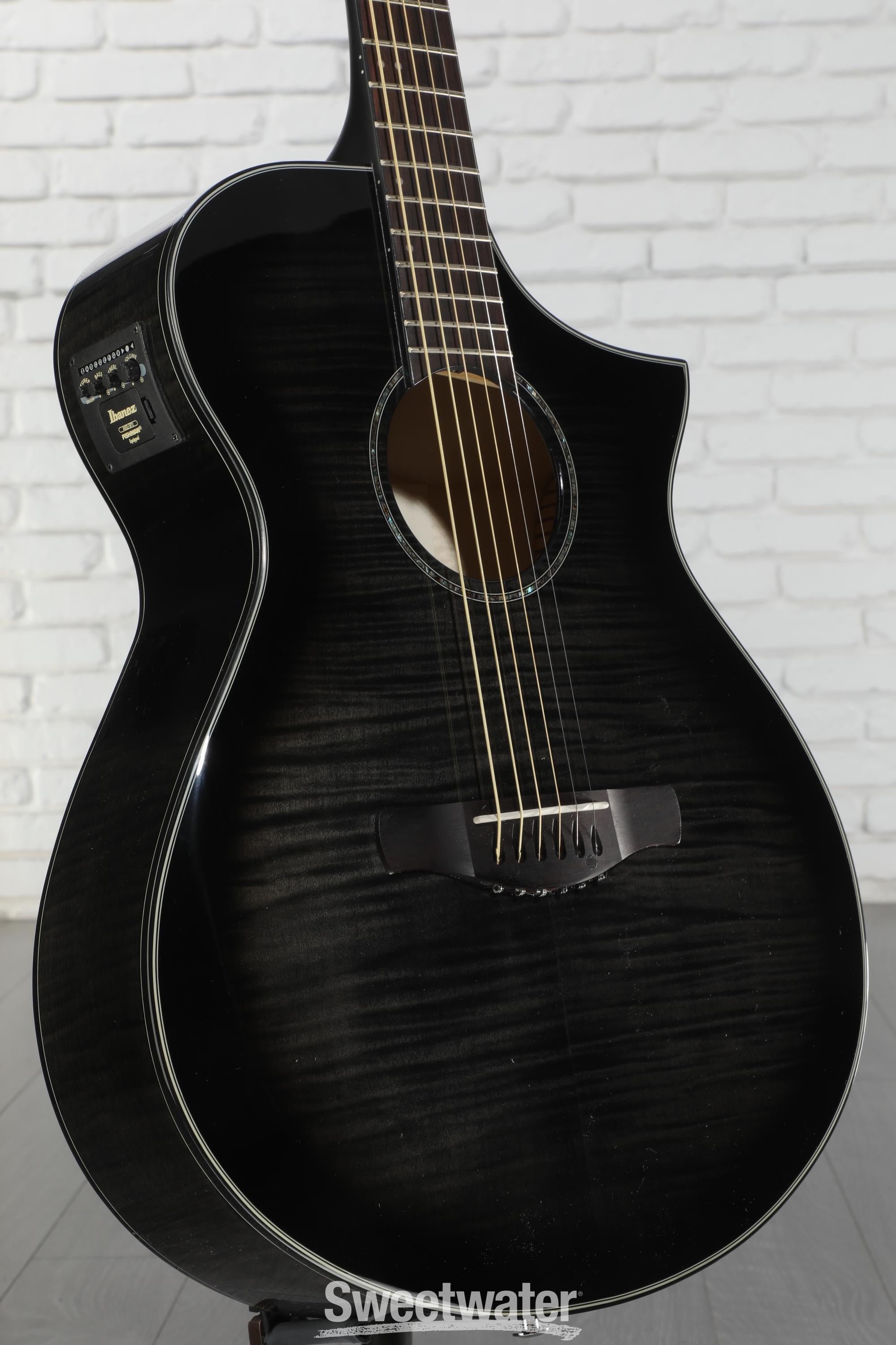 ギター Ibanez AEWC400-TKS Ibanez AEWC400 TKS - trans black sunburst Folk guitar