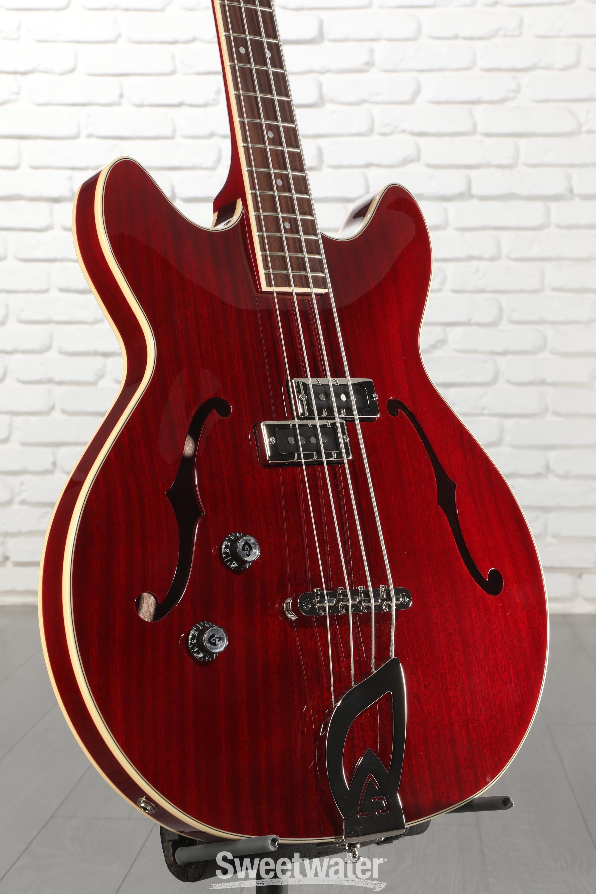 Photo of Guild Starfire I Left-handed Bass Guitar - Cherry