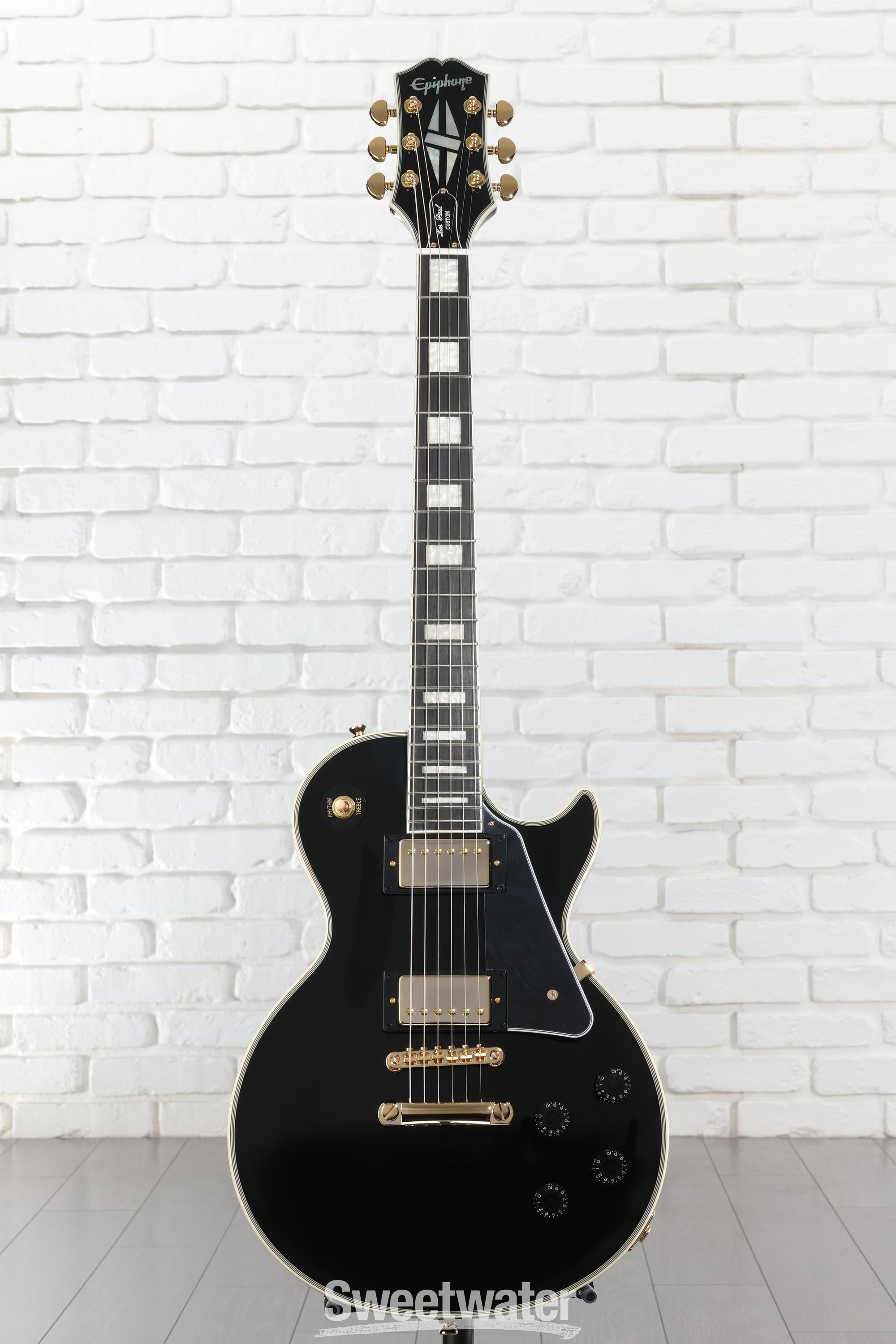 Epiphone Les Paul Custom Ebonyブラック Epiphone Les Paul Custom Ebony IGC – United States