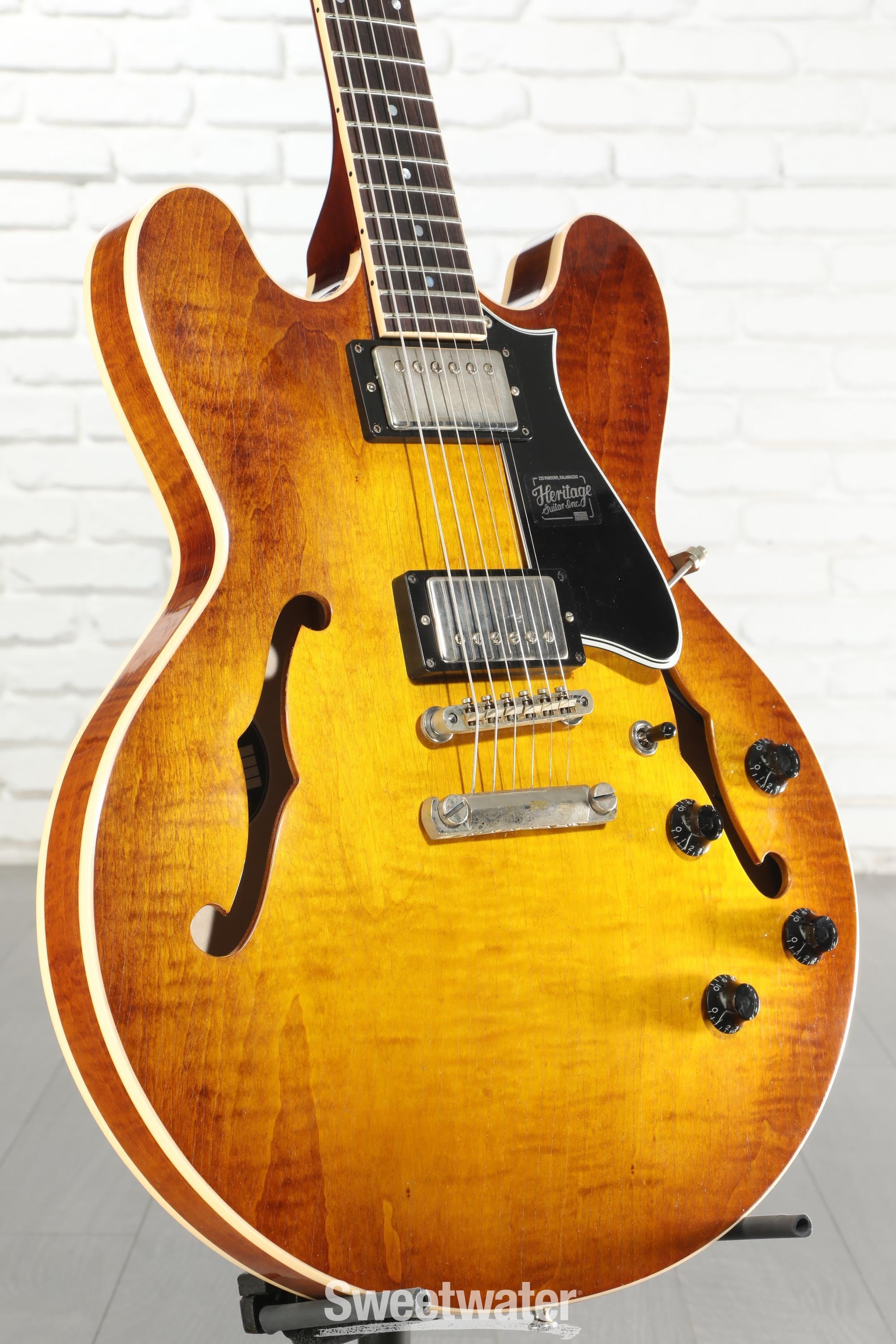 Heritage Artisan Aged H-535 Electric Guitar - Dirty Lemon Burst