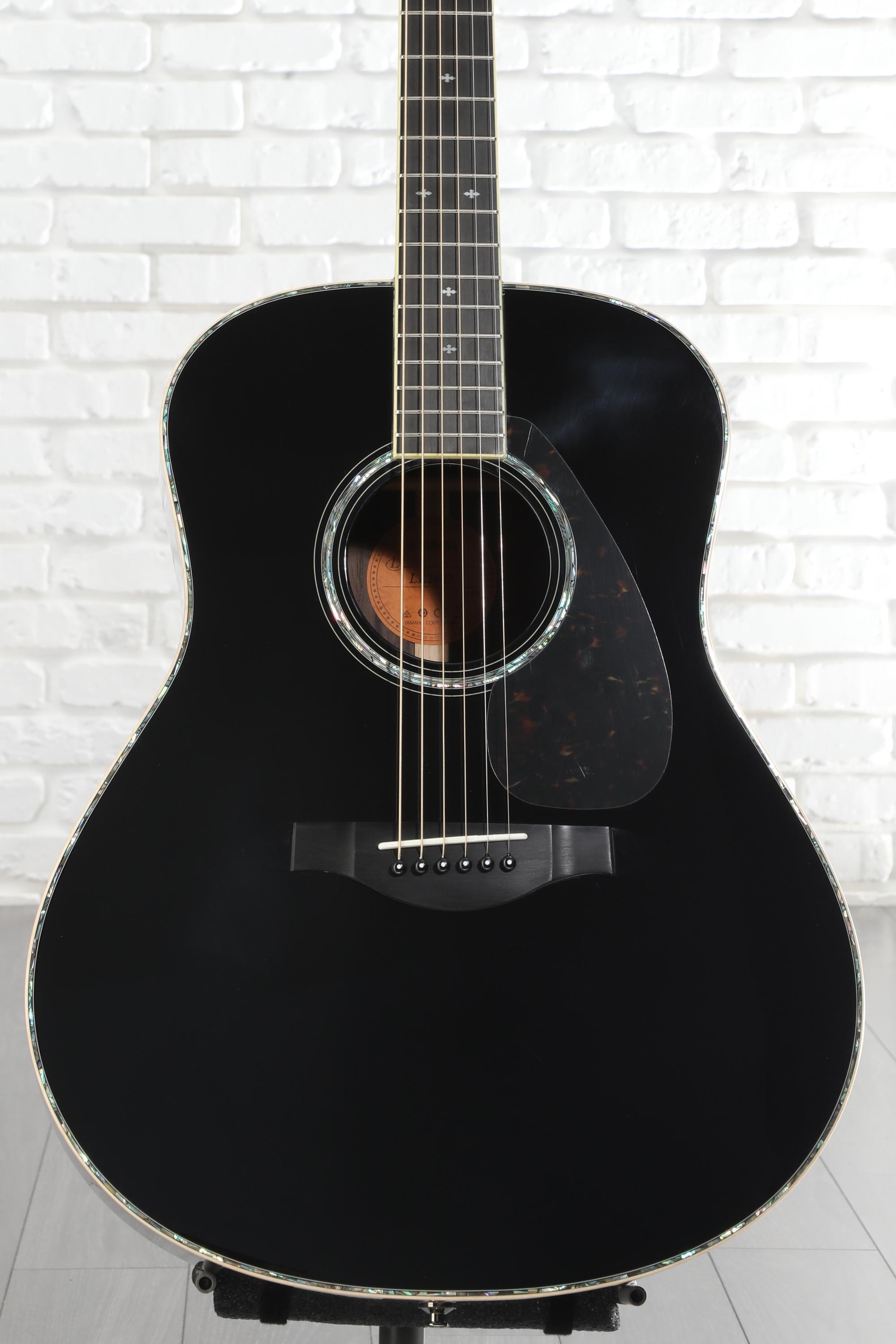 Yamaha LL16D ARE Original Jumbo Acoustic-electric Guitar - Black