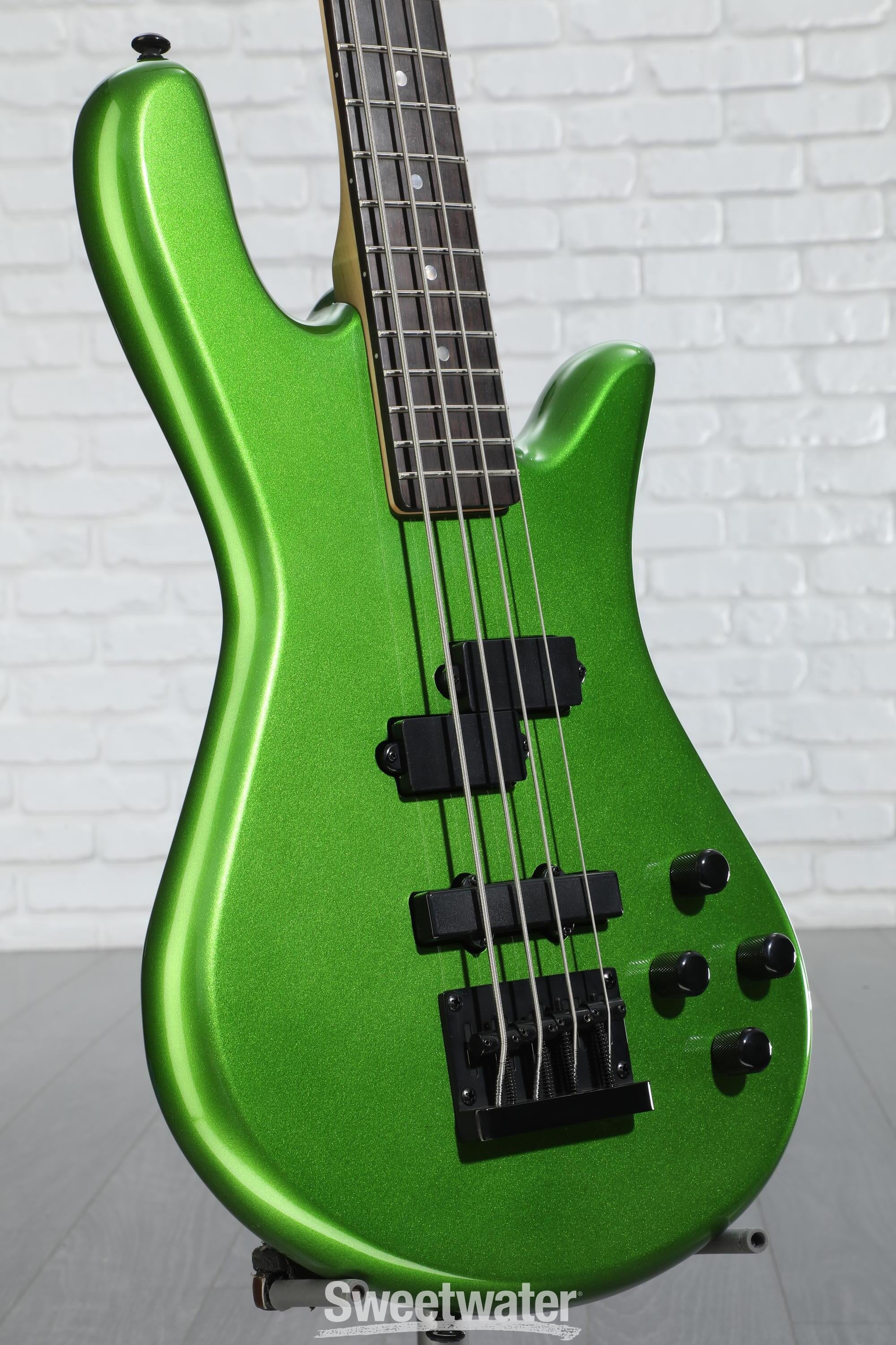 Spector Performer 4 Bass Guitar - Metallic Green | Sweetwater 
