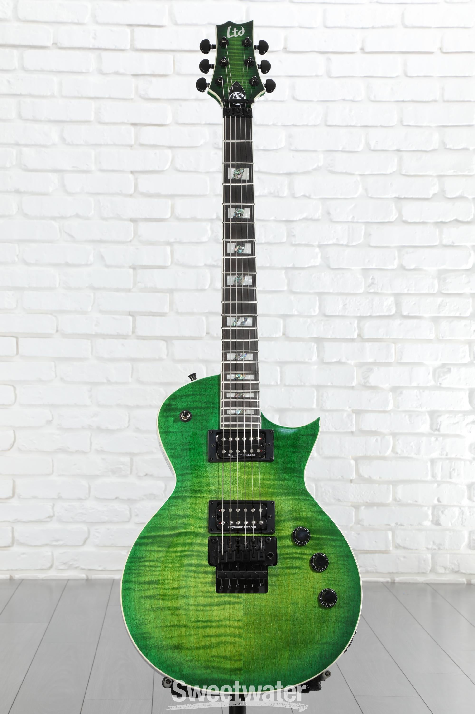 ESP LTD Alex Skolnick AS-1 Signature Electric Guitar - Lime Burst