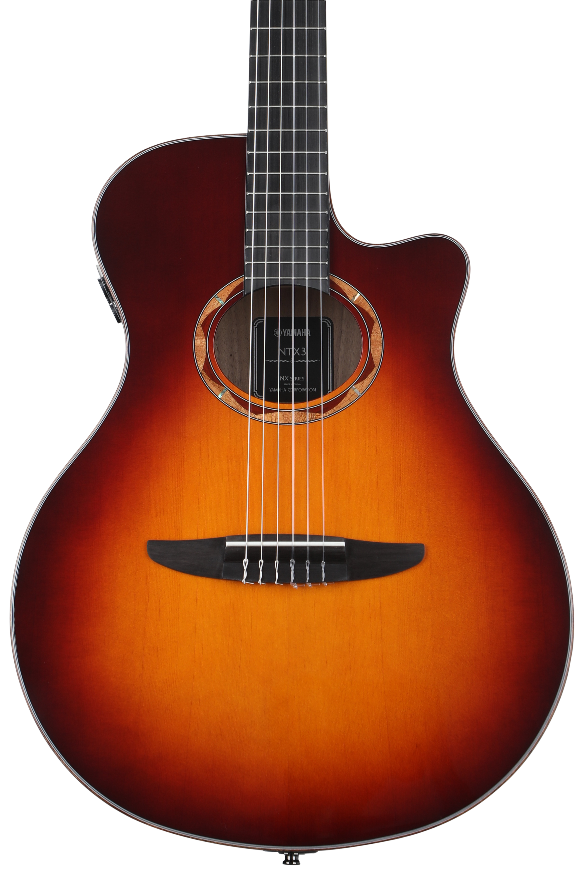 Yamaha NTX3 Nylon-string Acoustic-electric Guitar - Brown Sunburst
