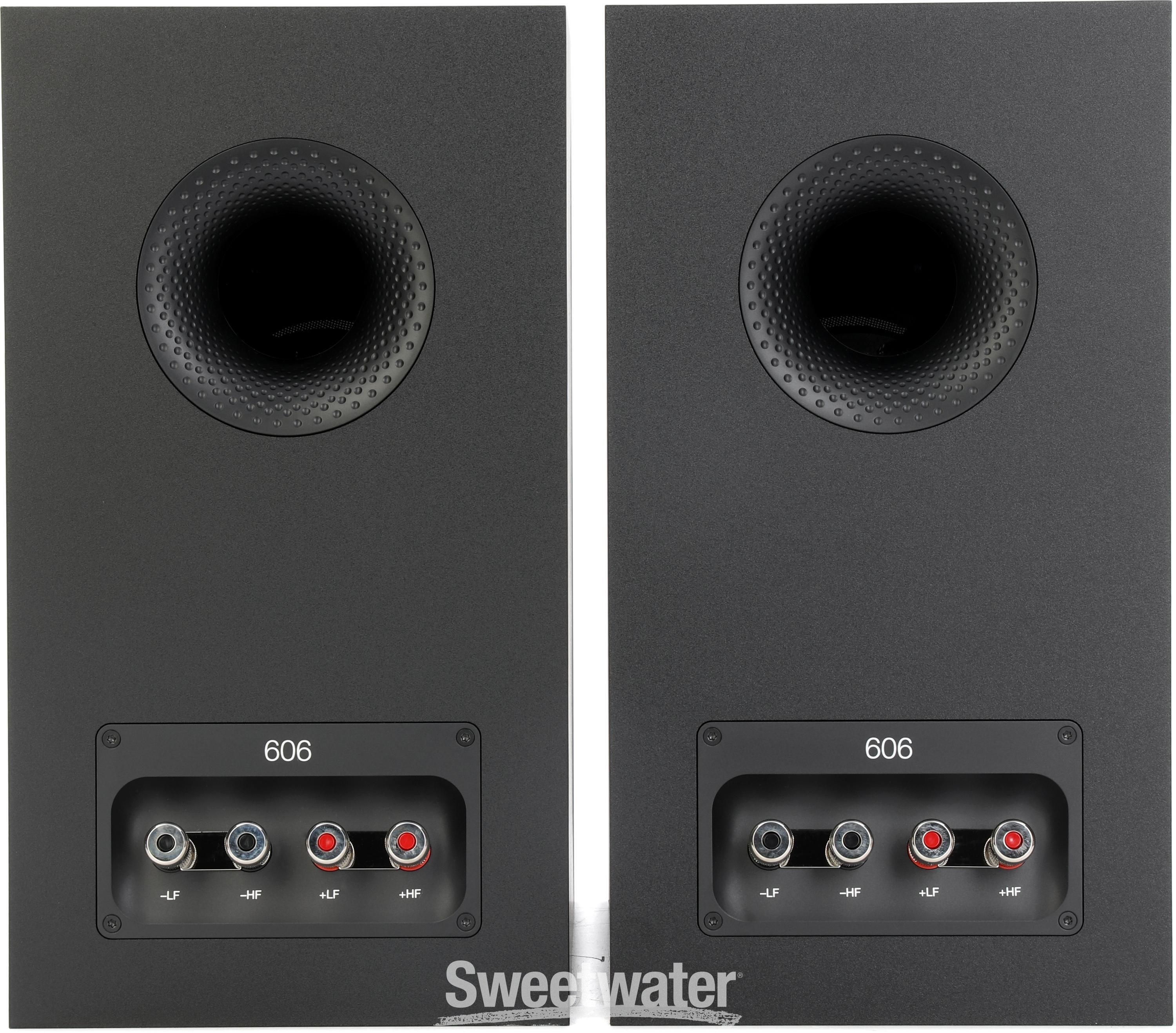 Bowers & Wilkins 606 S3 Passive Stand-mount Speaker - Matte Black