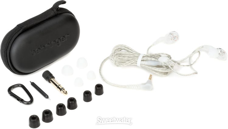 Behringer SD251-CL Pro Studio In-ear Monitors - Clear