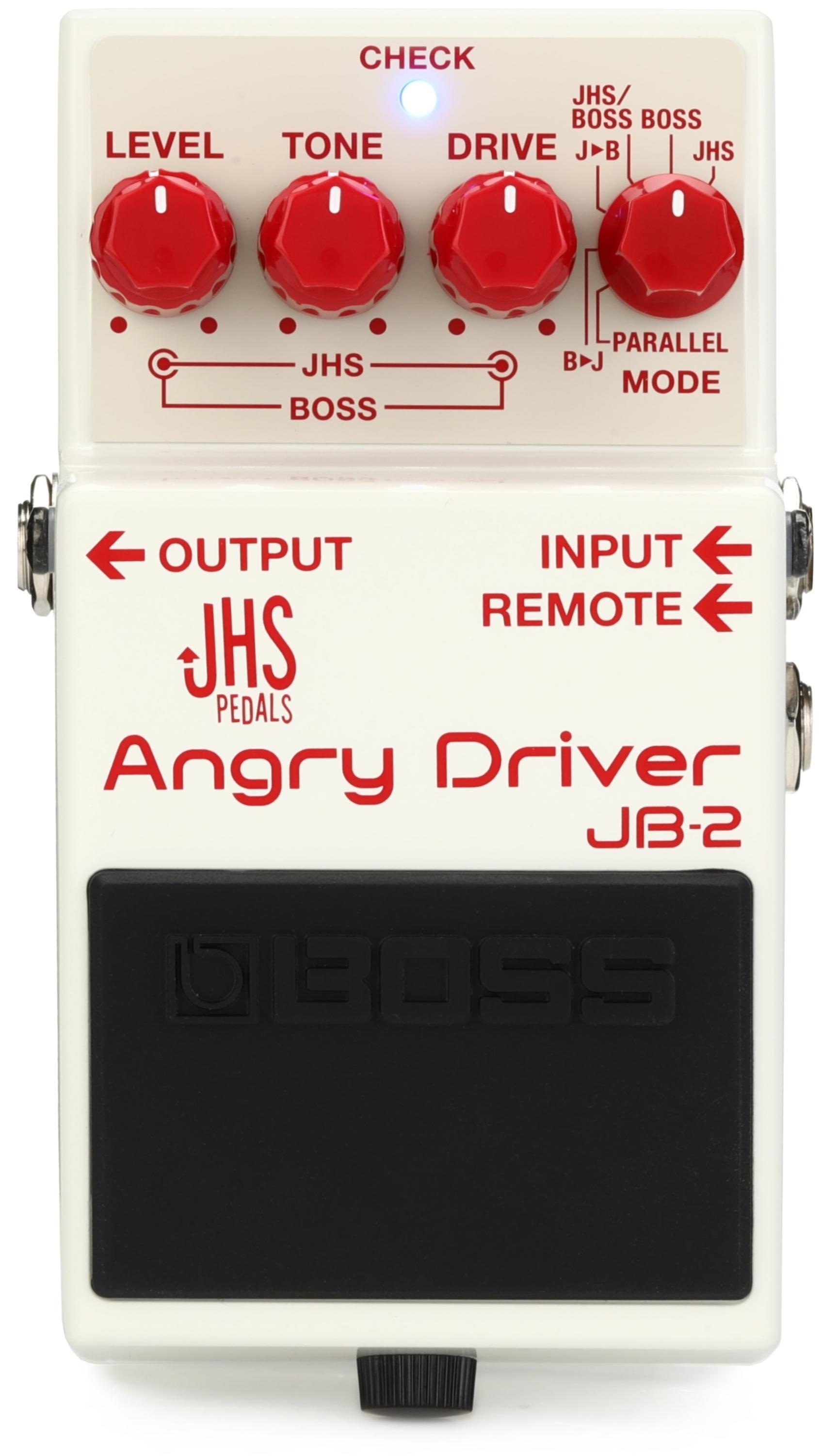 BOSS JB-2 Angry D アングリードライバー Boss JB-2 Angry Driver Overdrive Pedal | Sweetwater