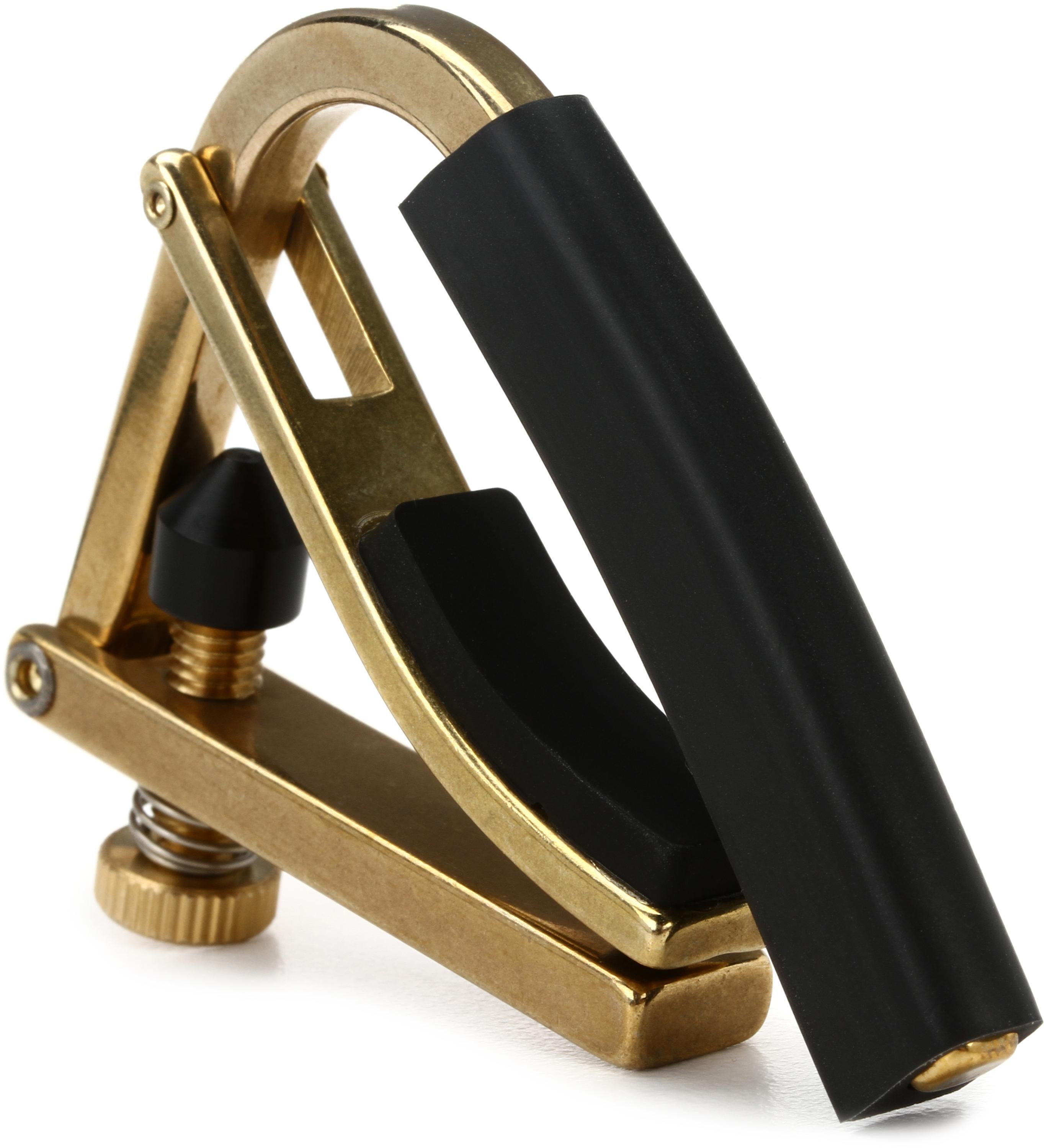 Photo of Shubb C4B Original Capo for 7.25 inch Radius Guitar - Brass