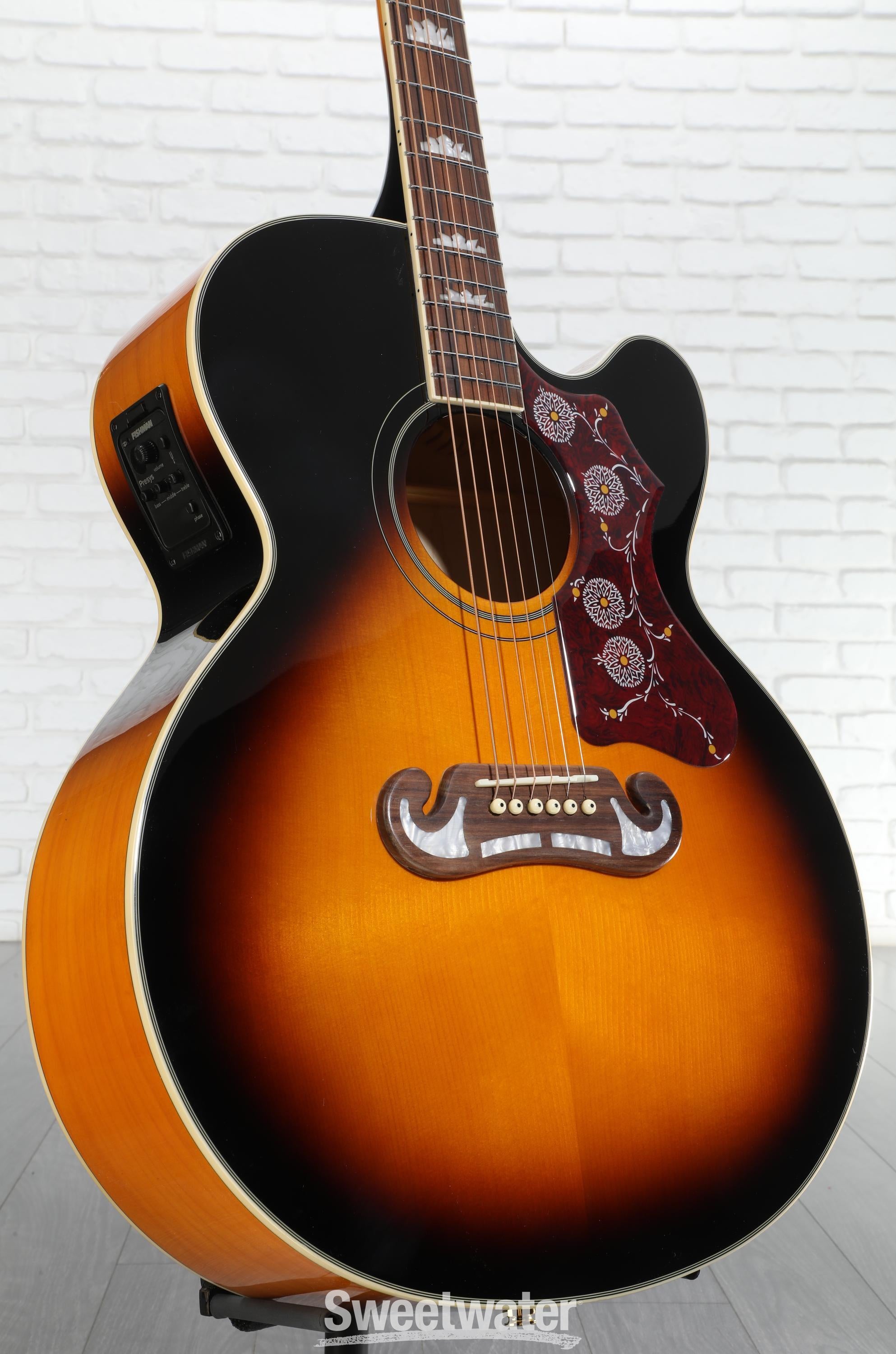 Epiphone J-200EC Studio Acoustic-Electric Guitar - Vintage