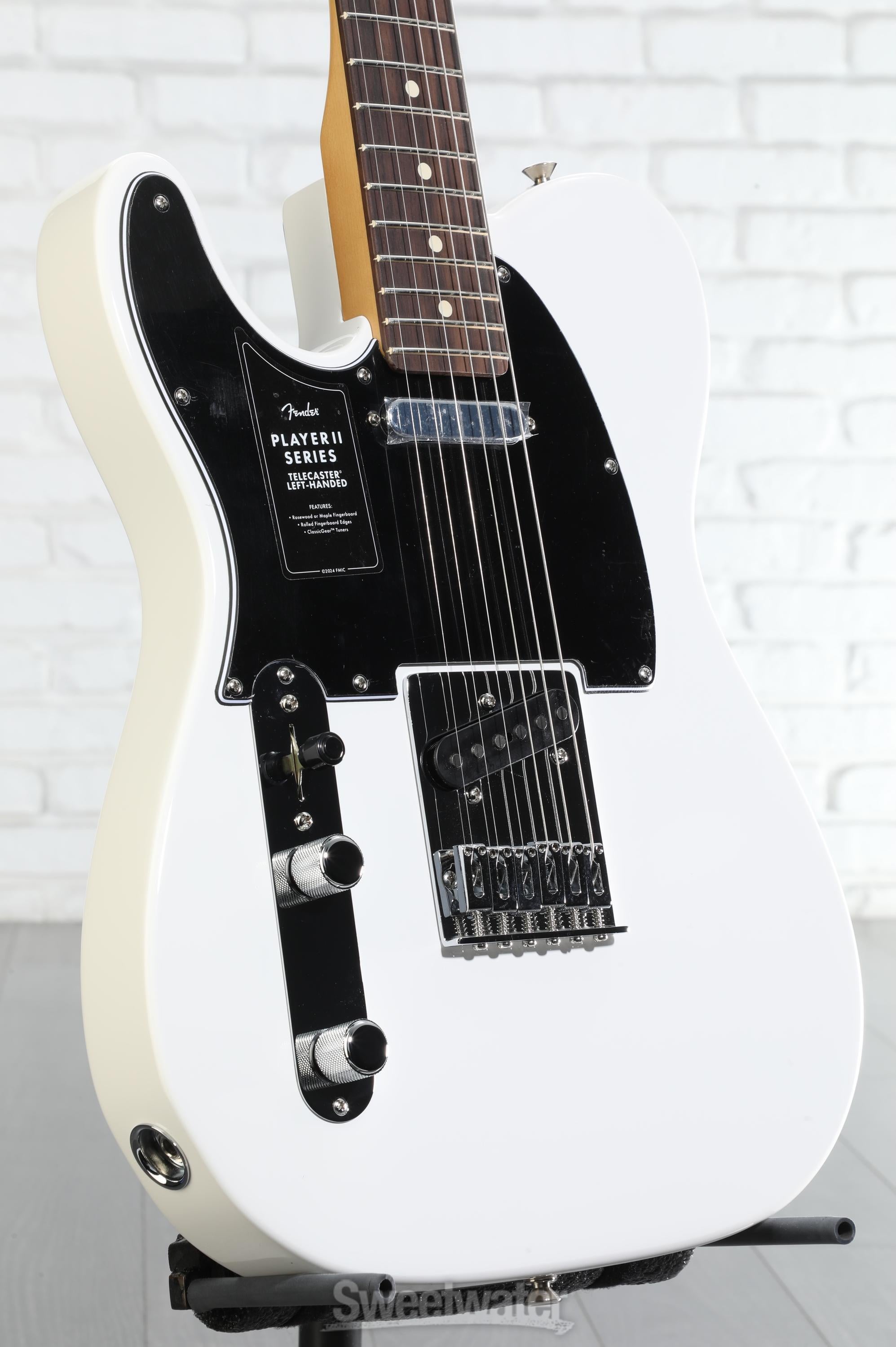 Fender Player II Telecaster Left-handed Electric Guitar - Polar