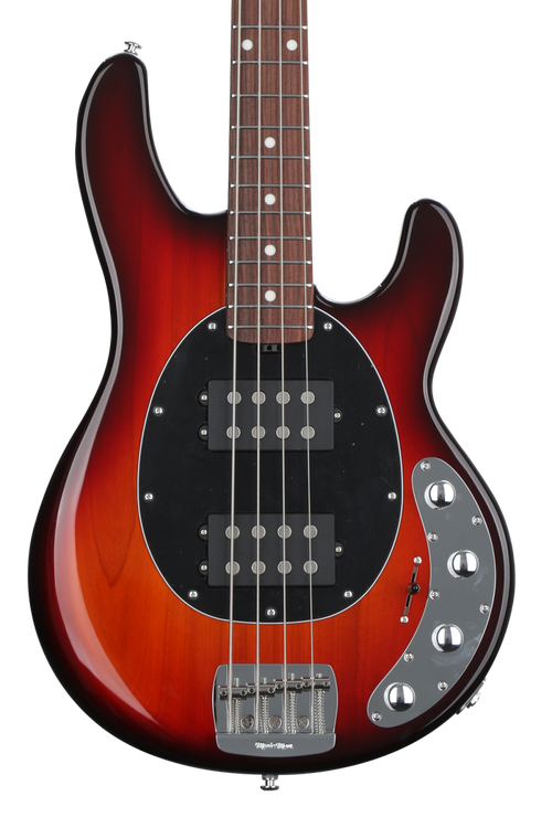 Ernie Ball Music Man StingRay Special 4 HH Bass Guitar - Burnt