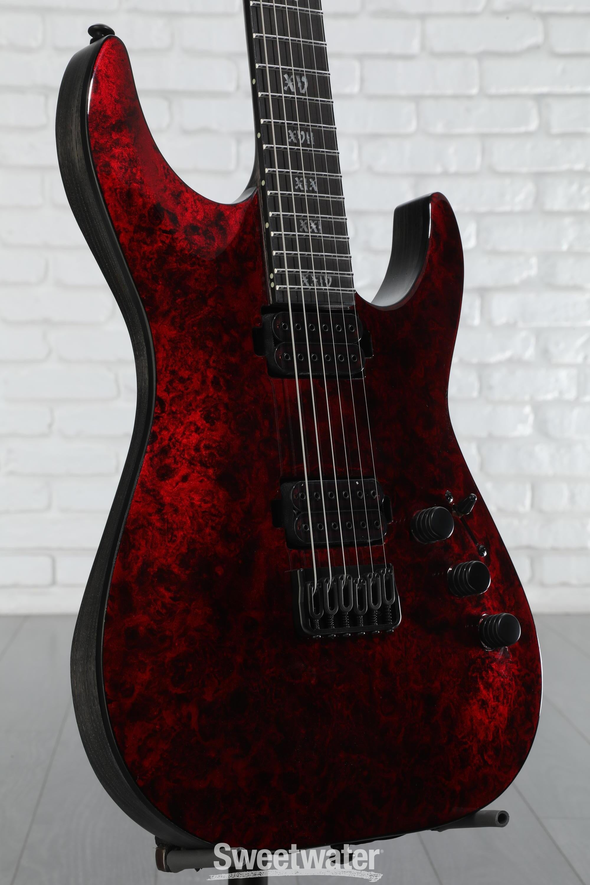 【10378】 ほぼ未使用 Schecter C-1 Apocalypse Schecter C-1 Apocalypse Electric Guitar - Red Reign | Sweetwater