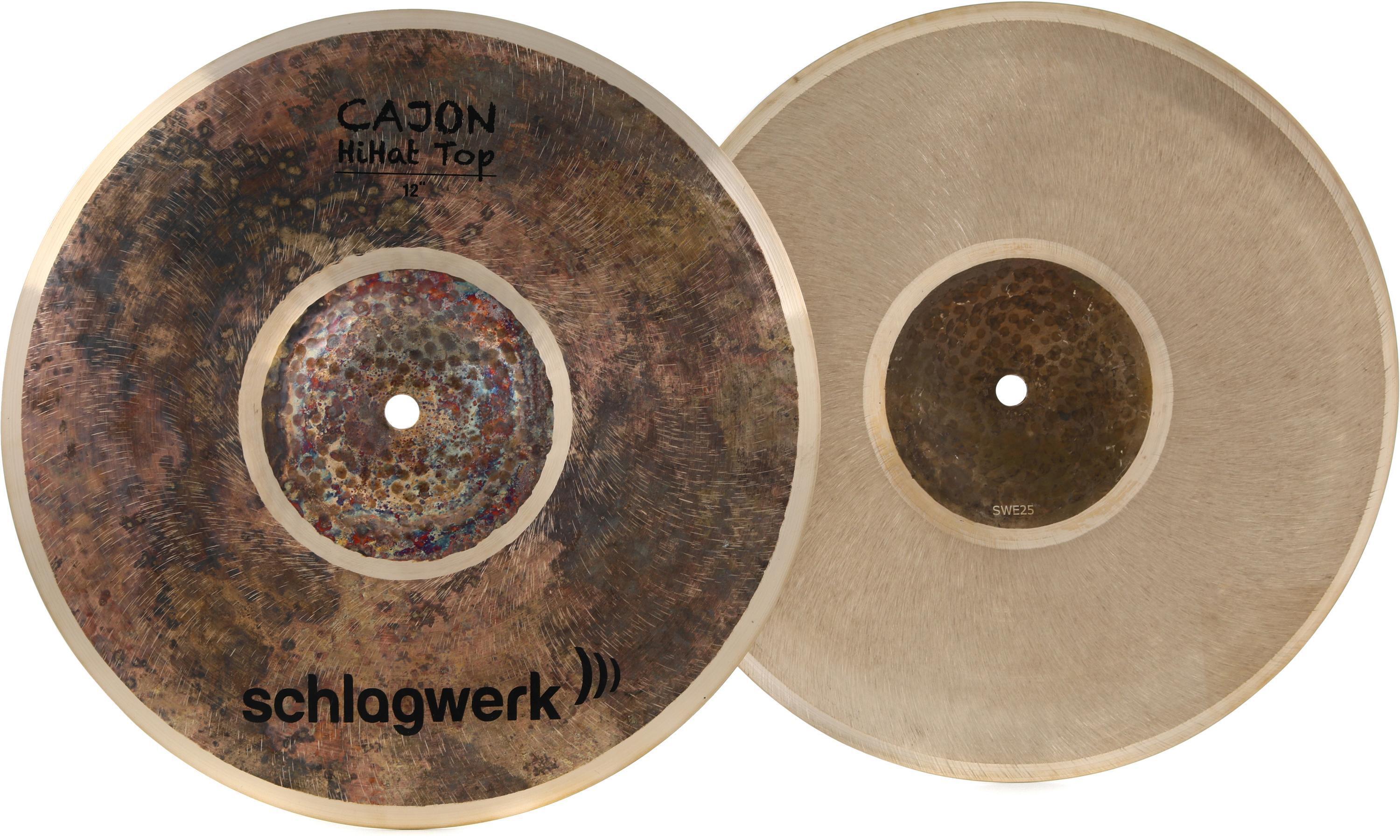Schlagwerk Cajon Hi-hats - 12 inches | Sweetwater
