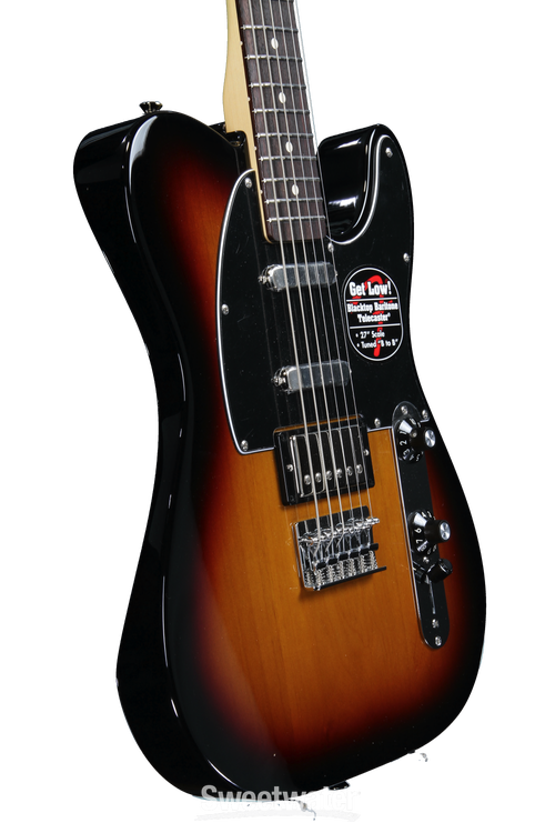 Fender Blacktop Tele Baritone - 3 color Sunburst | Sweetwater