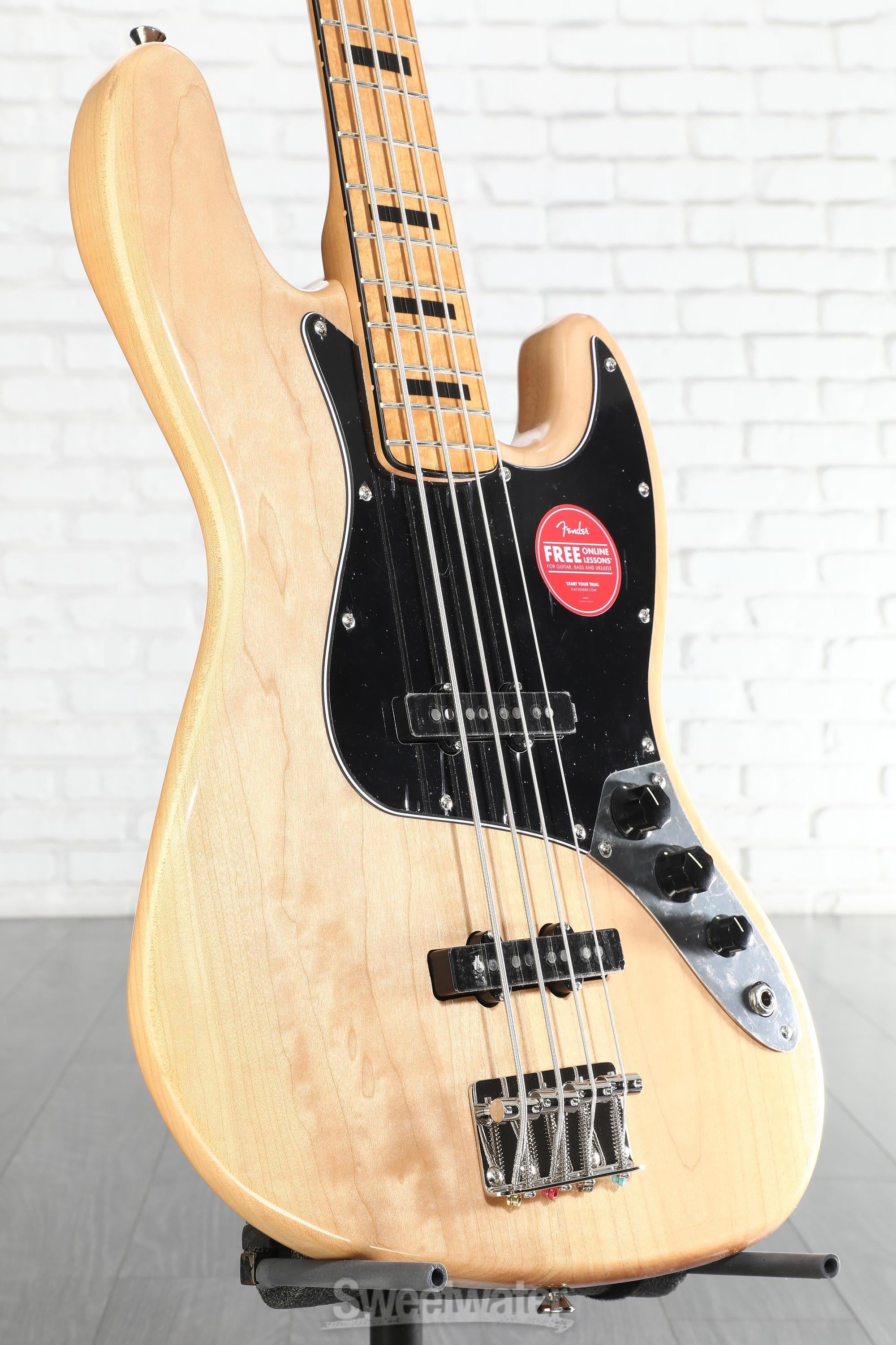 Squier Classic Vibe '70s Jazz Bass - Natural | Sweetwater