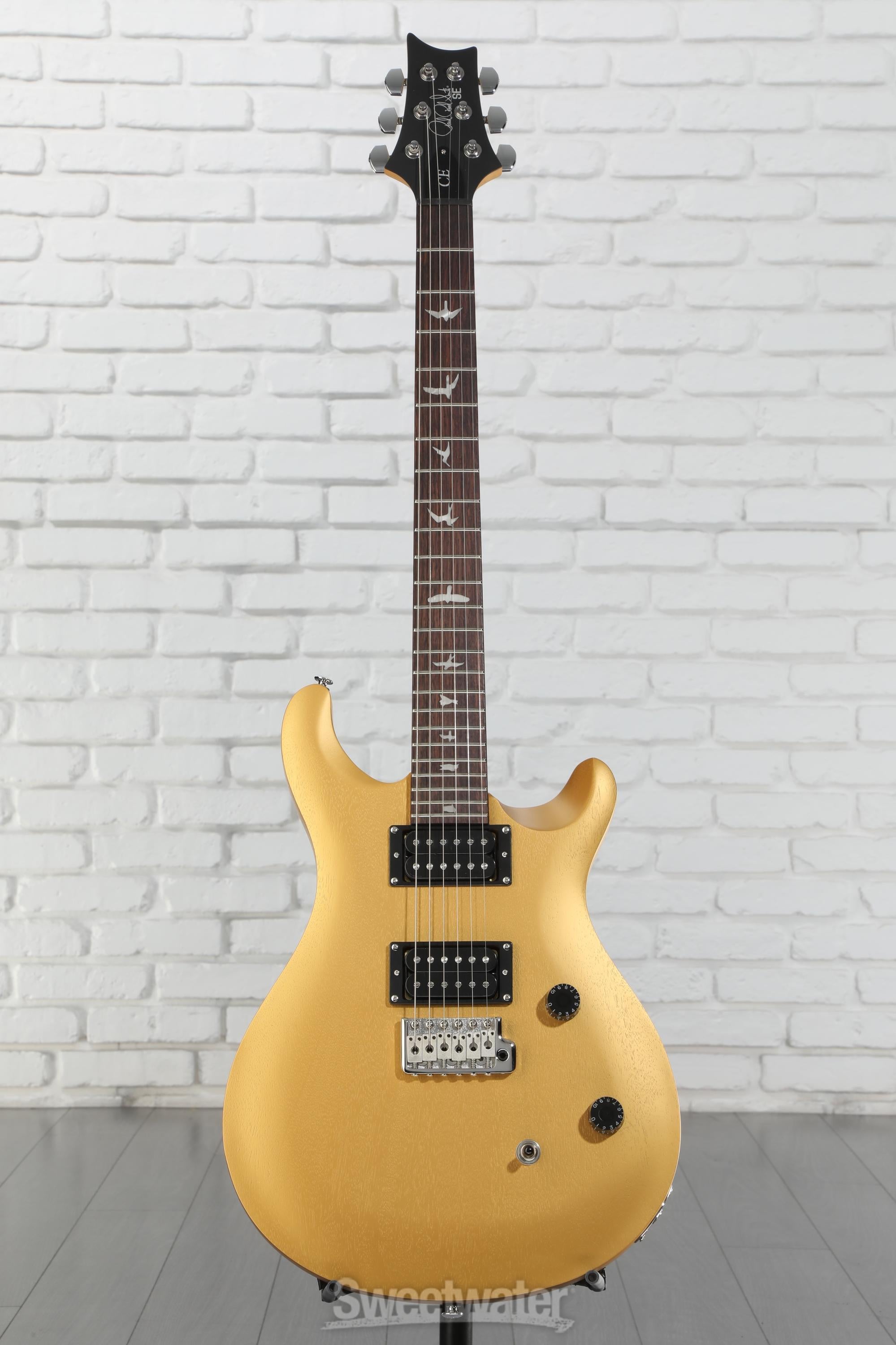 【最終価格】PRS SE CE 24 ゴールド PRS SE CE 24 Standard Satin Electric Guitar - Metallic Gold