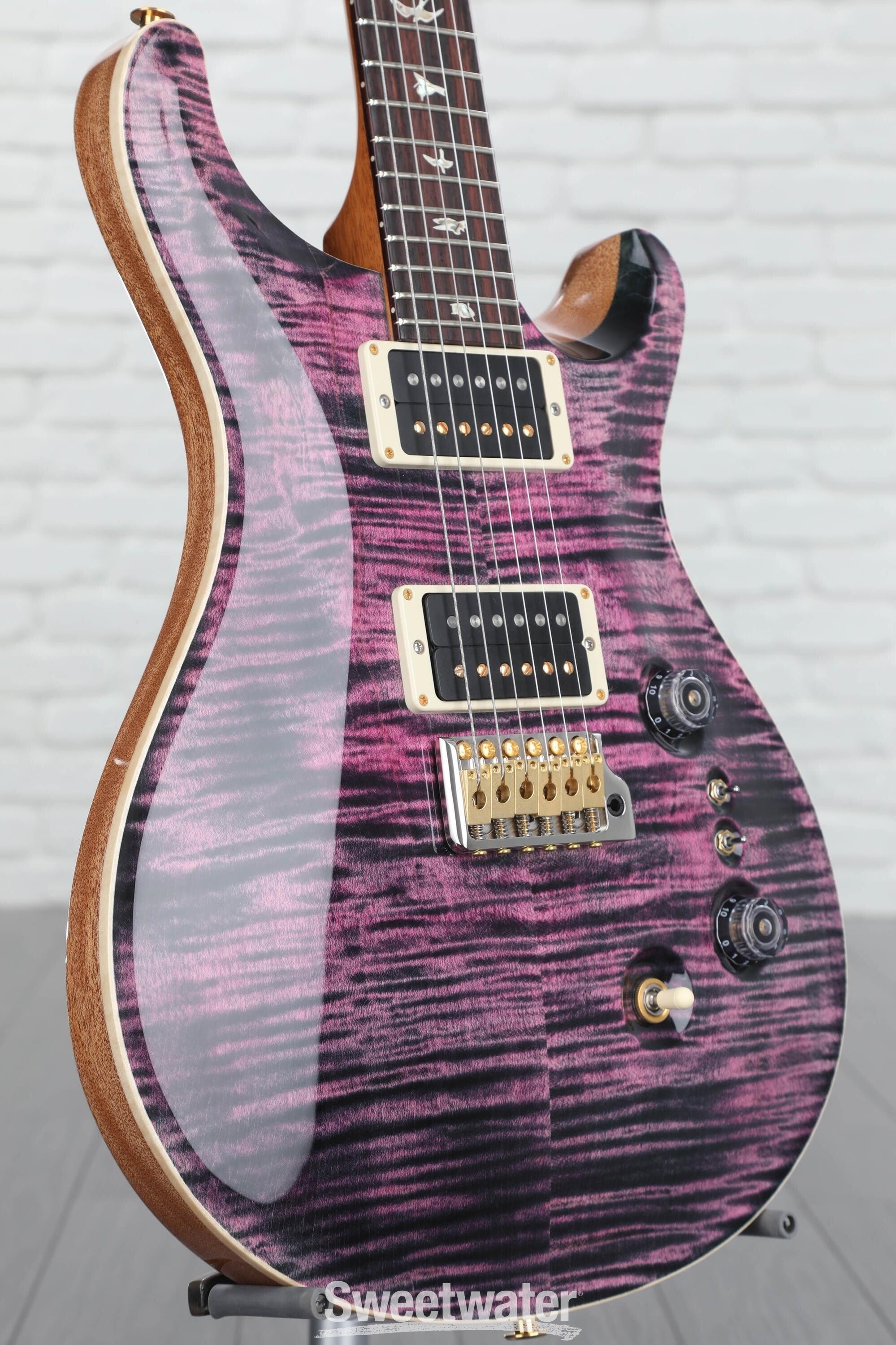 PRS Custom 24-08 Electric Guitar - Purple Iris 10-Top