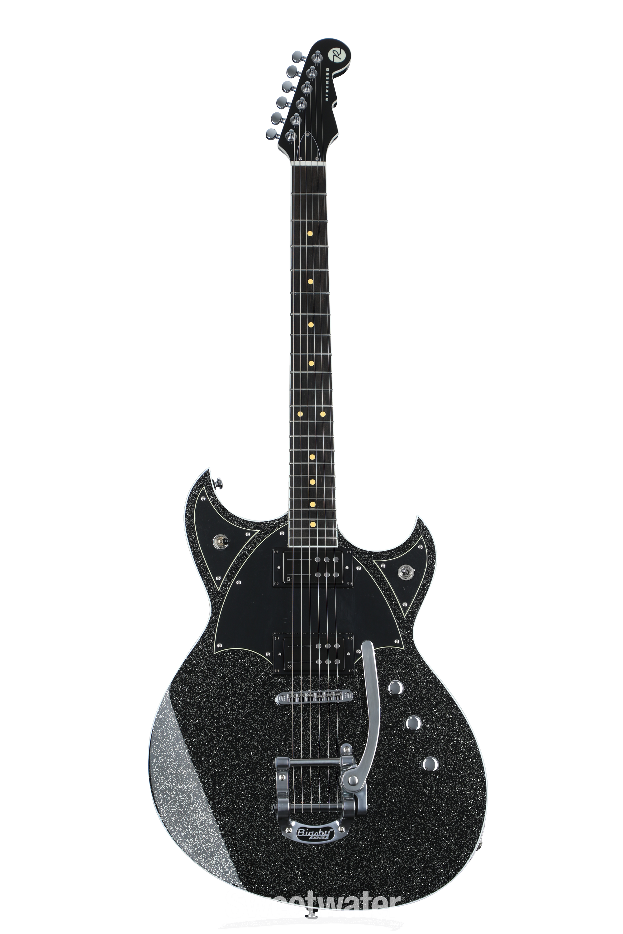 Reverend Reeves Gabrels Spacehawk Electric Guitar - Midnight Black