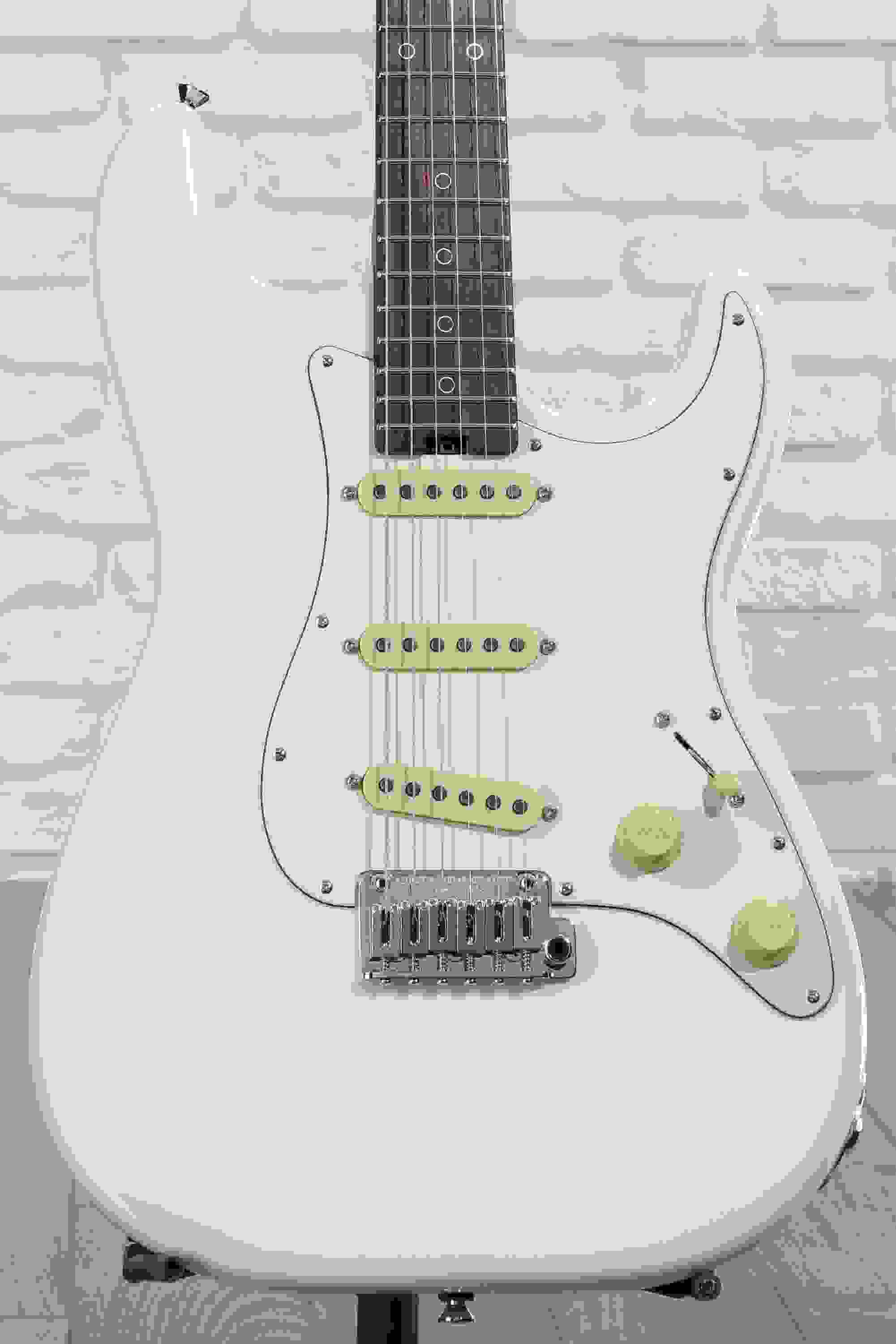 Schecter USA Custom Shop Signature Nick Johnston Traditional Electric Guitar - Atomic Snow