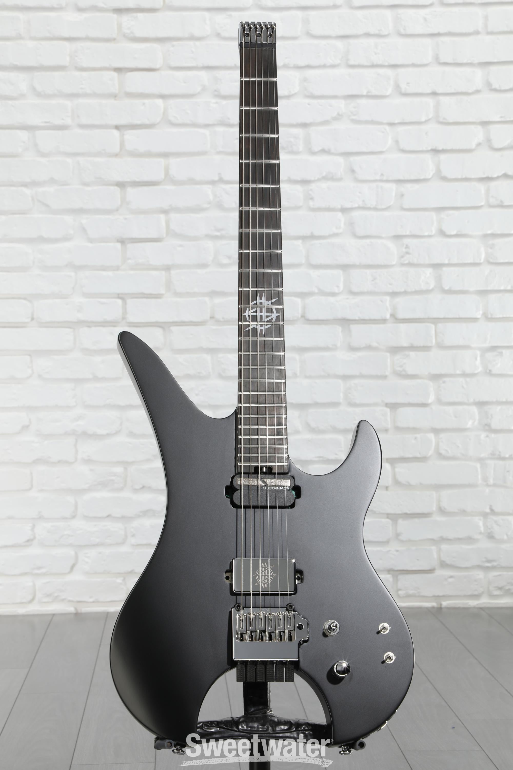 ◆6st Headless Guitar See Thru Black Ibanez QX52 Headless 6-String Electric Guitar Black Flat | Guitar