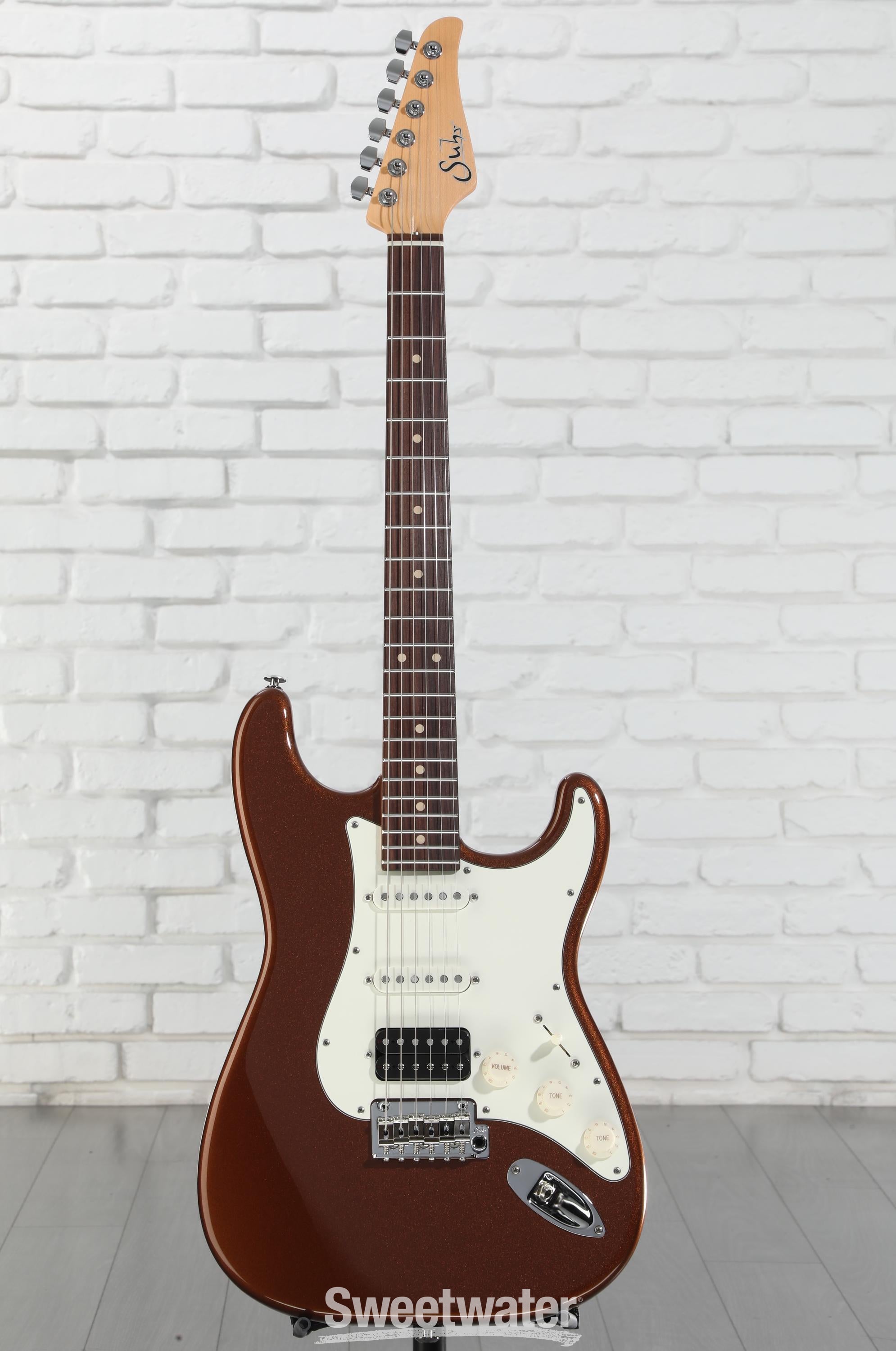 Suhr Classic S Electric Guitar - Root Beer Metallic, HSS
