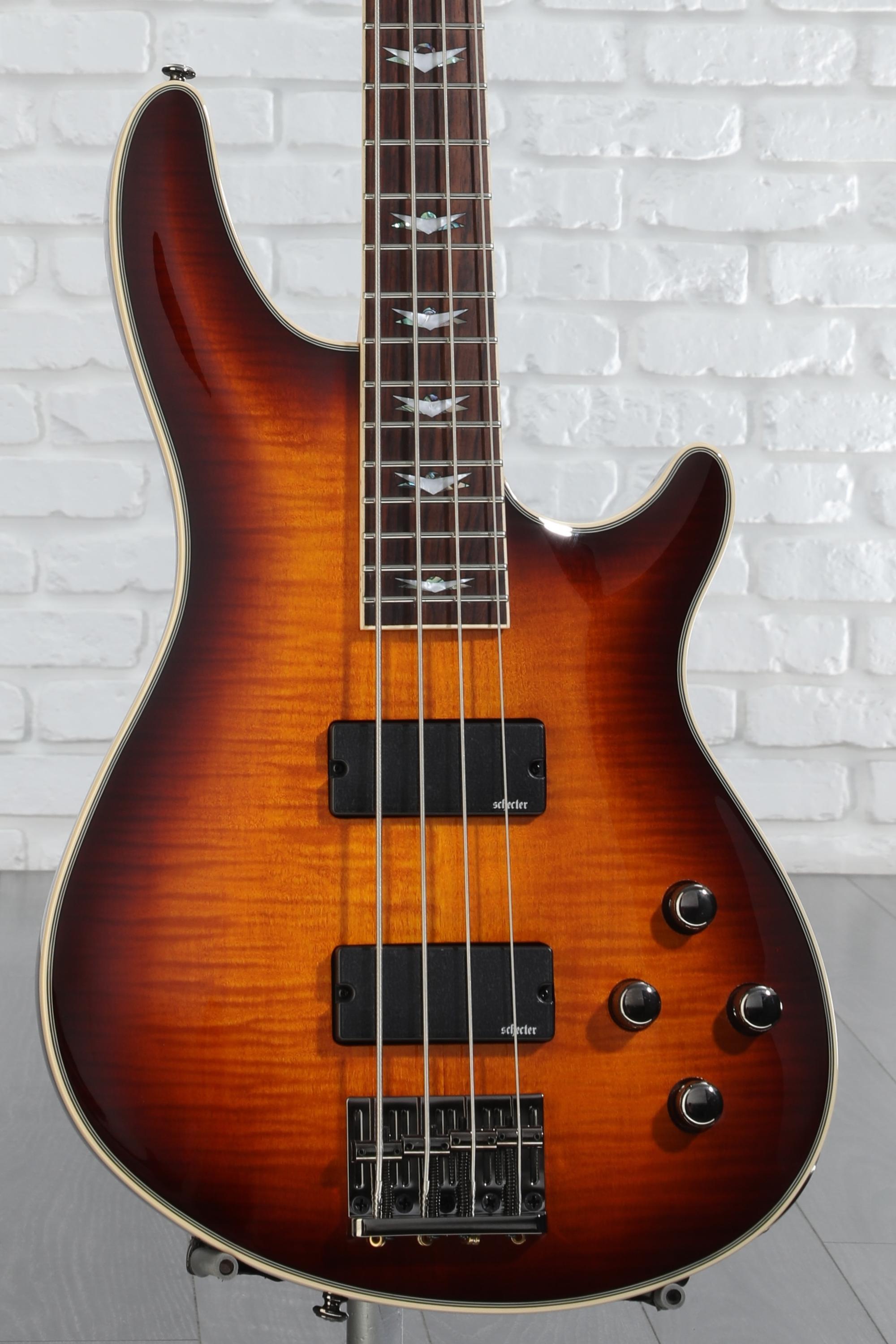 Schecter Omen Extreme-4 Bass Guitar - Vintage Sunburst Schecter Omen Extreme-4 Bass Guitar - Vintage Sunburst