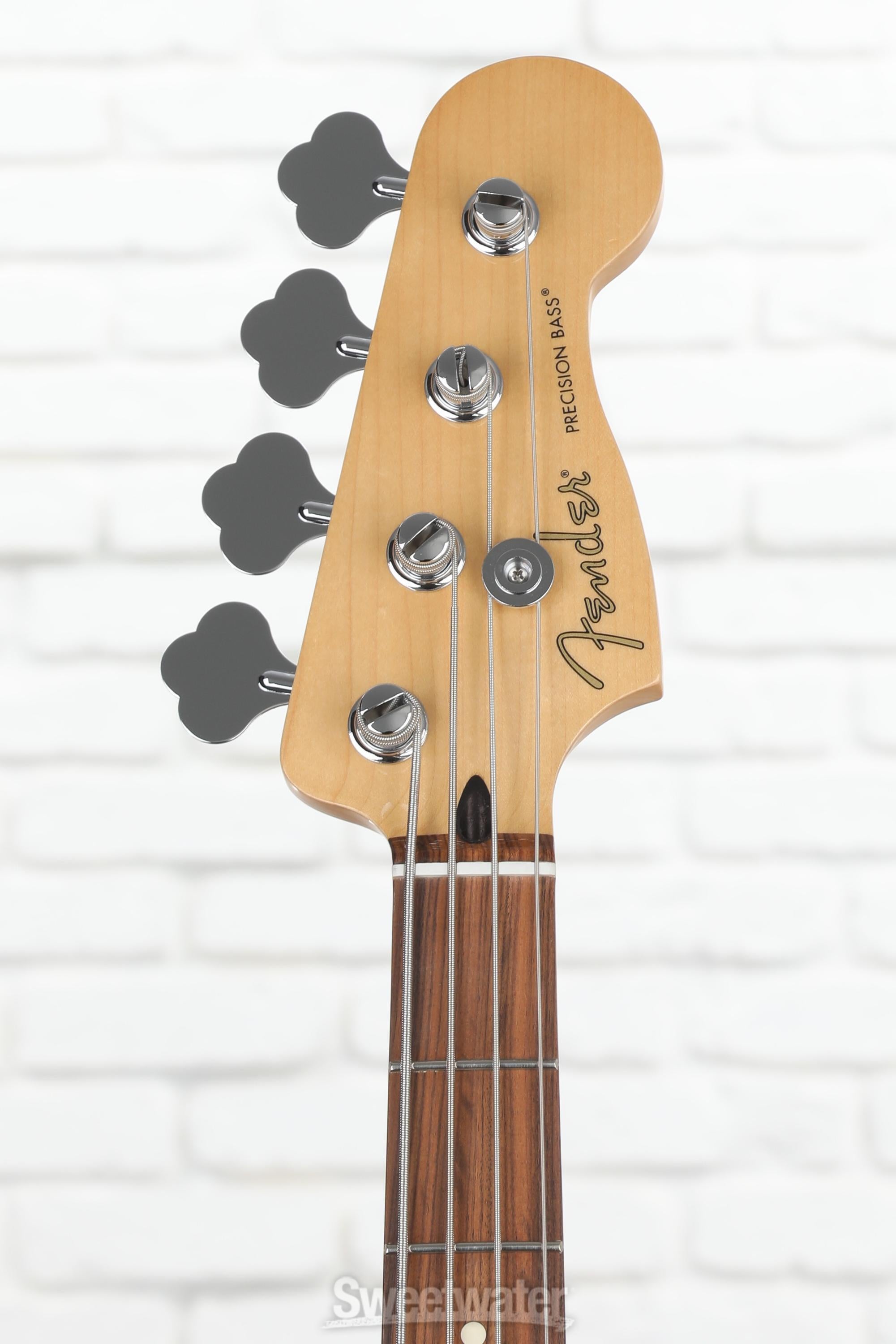 ベース Fender Player Series Precision Bass Fender Player Precision Bass - Black with Pau Ferro Fingerboard